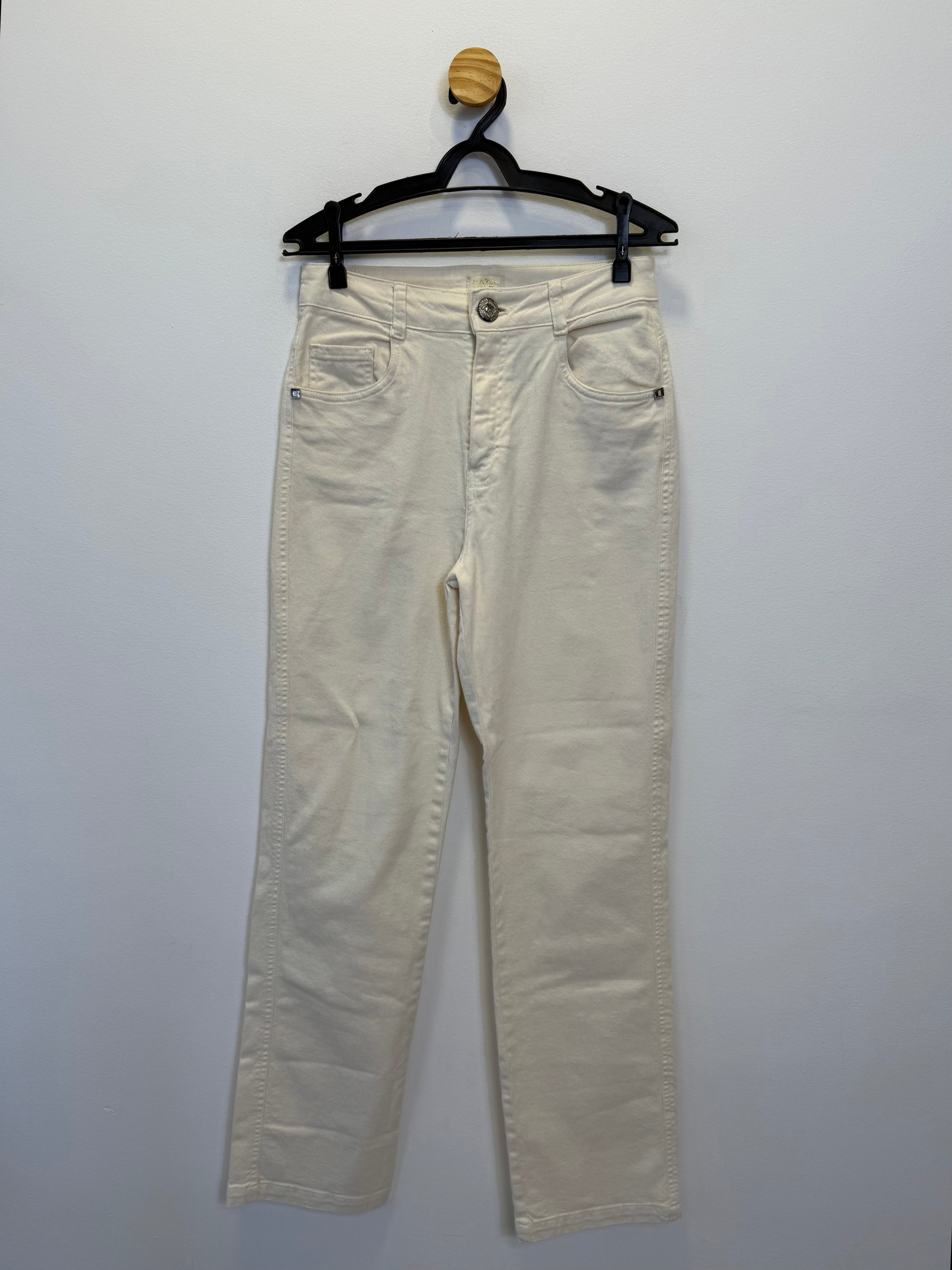 Calça Denim Branca