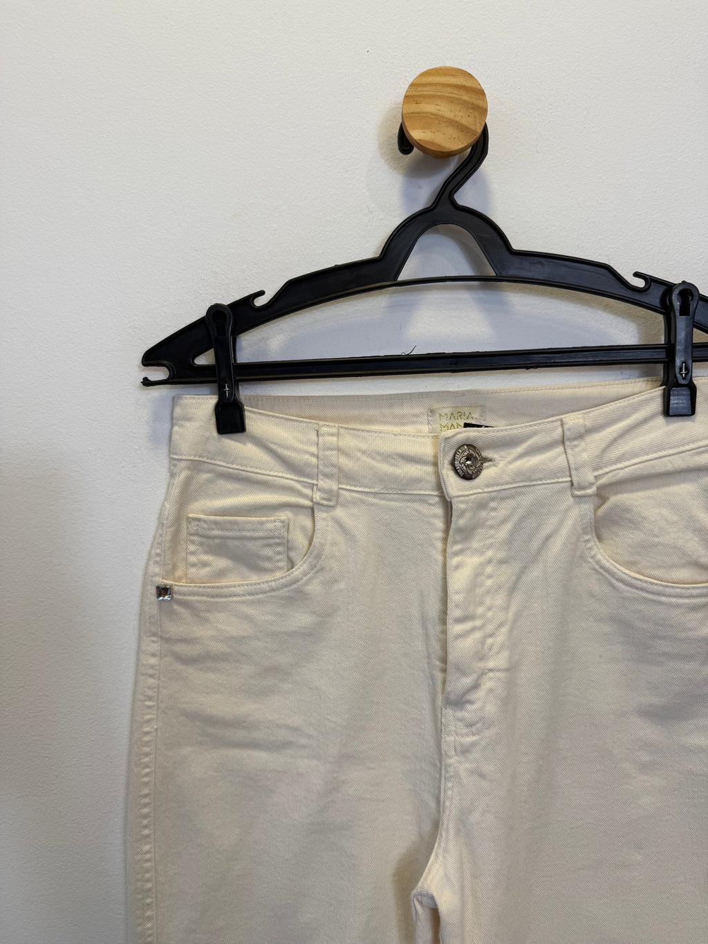Calça Denim Branca
