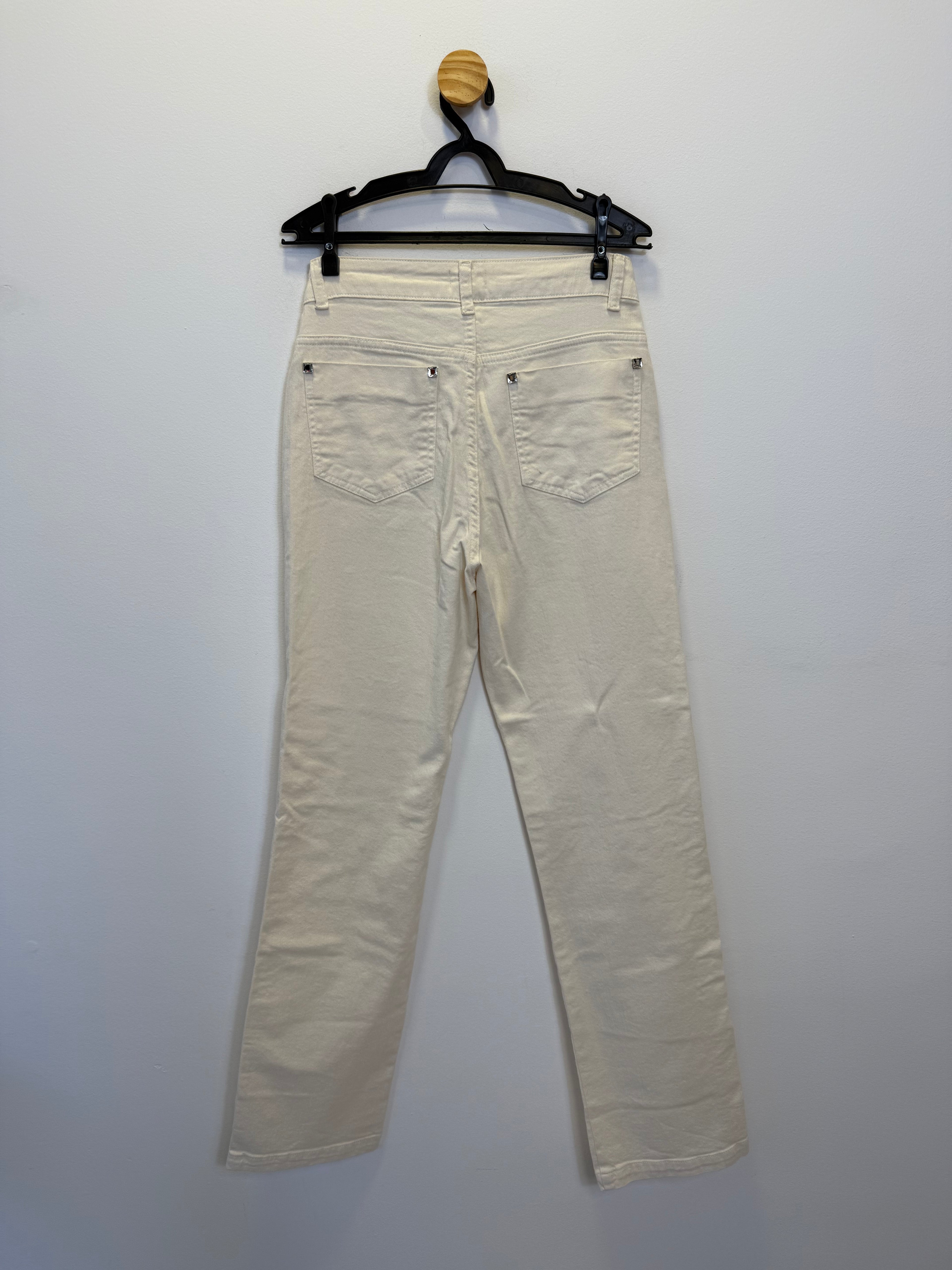 Calça Denim Branca