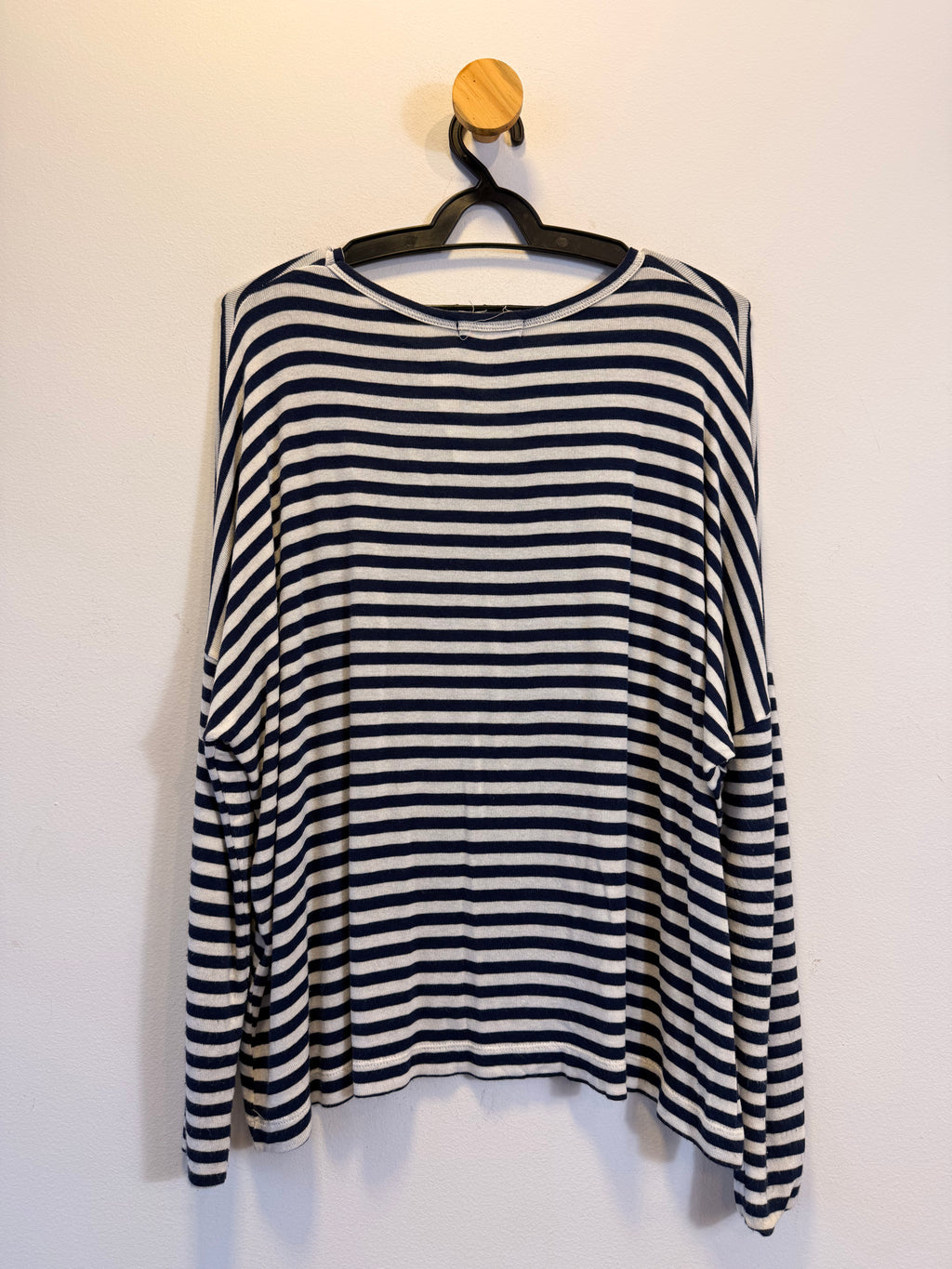 Blusa Listrada Manga Longa