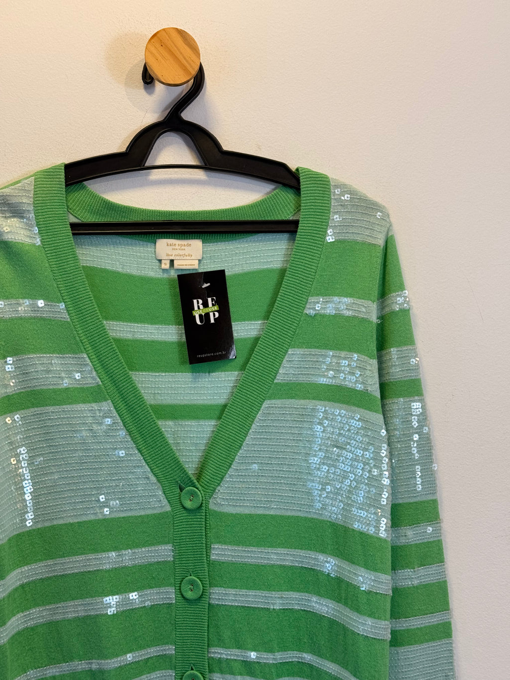 Casaco Verde Kate Spade
