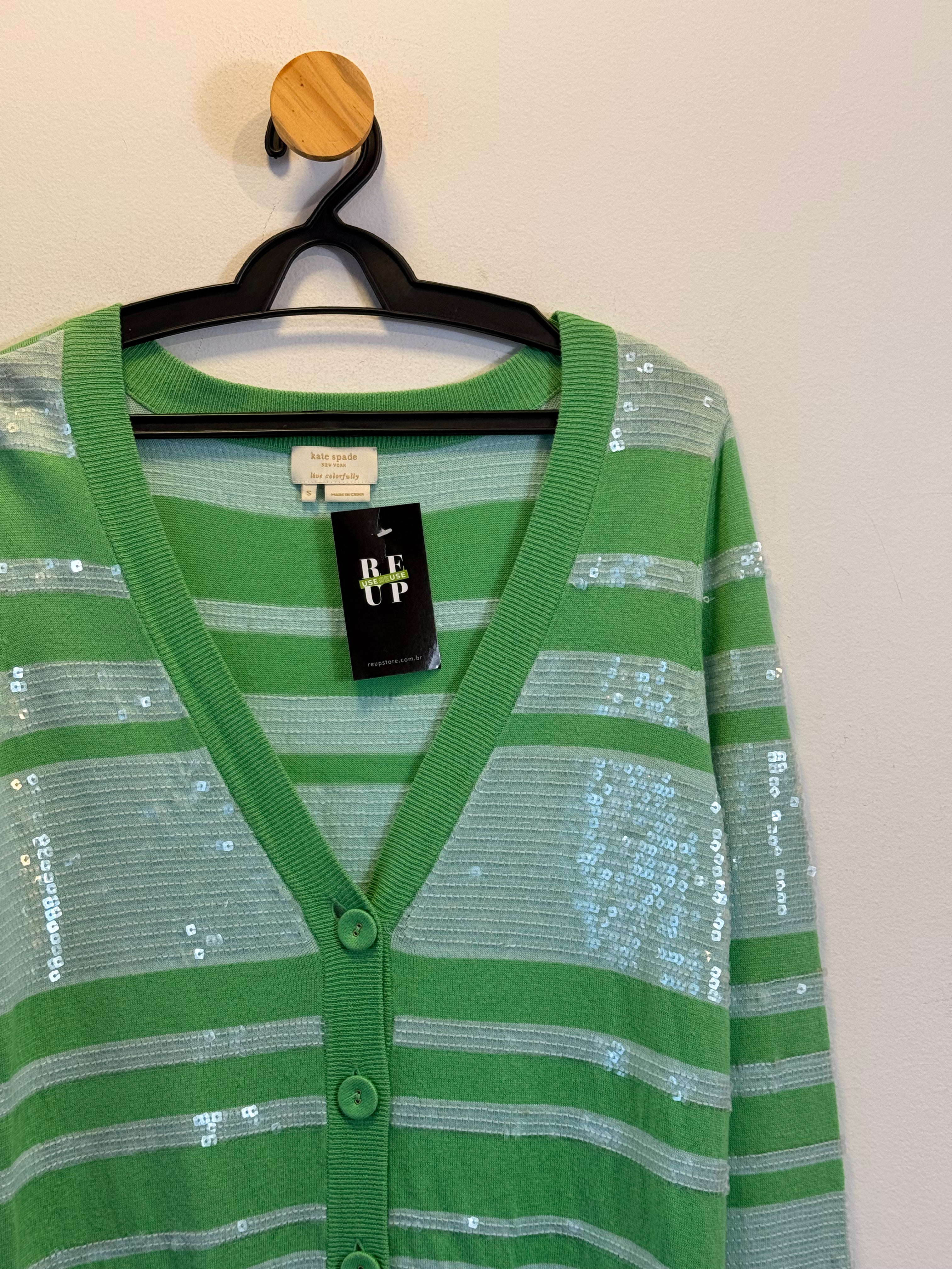Casaco Verde Kate Spade