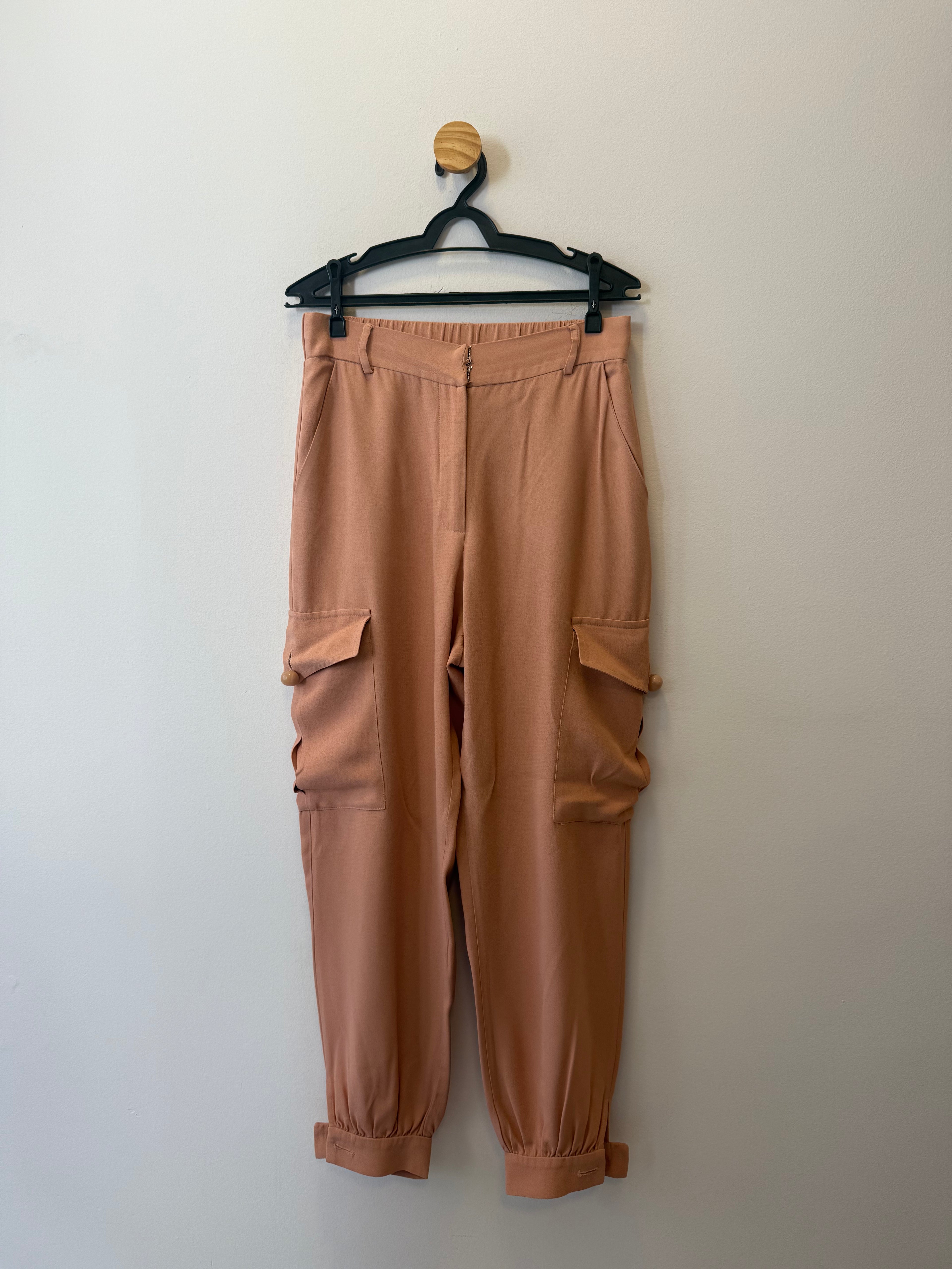 Calça Cargo Bege