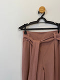 Calça Risca de Giz Marrom