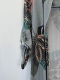 Casaco Estampa Floral com Lurex