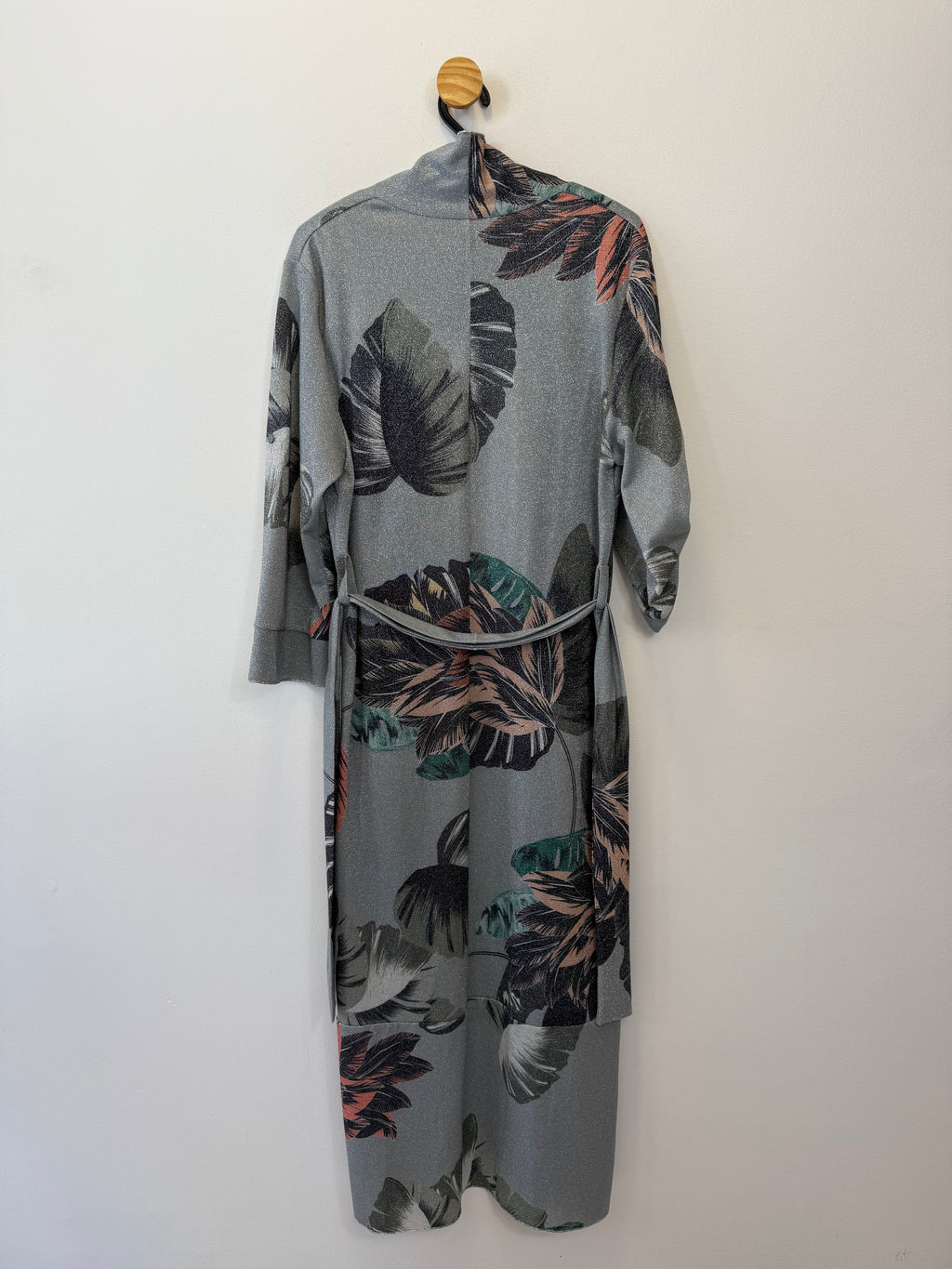 Casaco Estampa Floral com Lurex