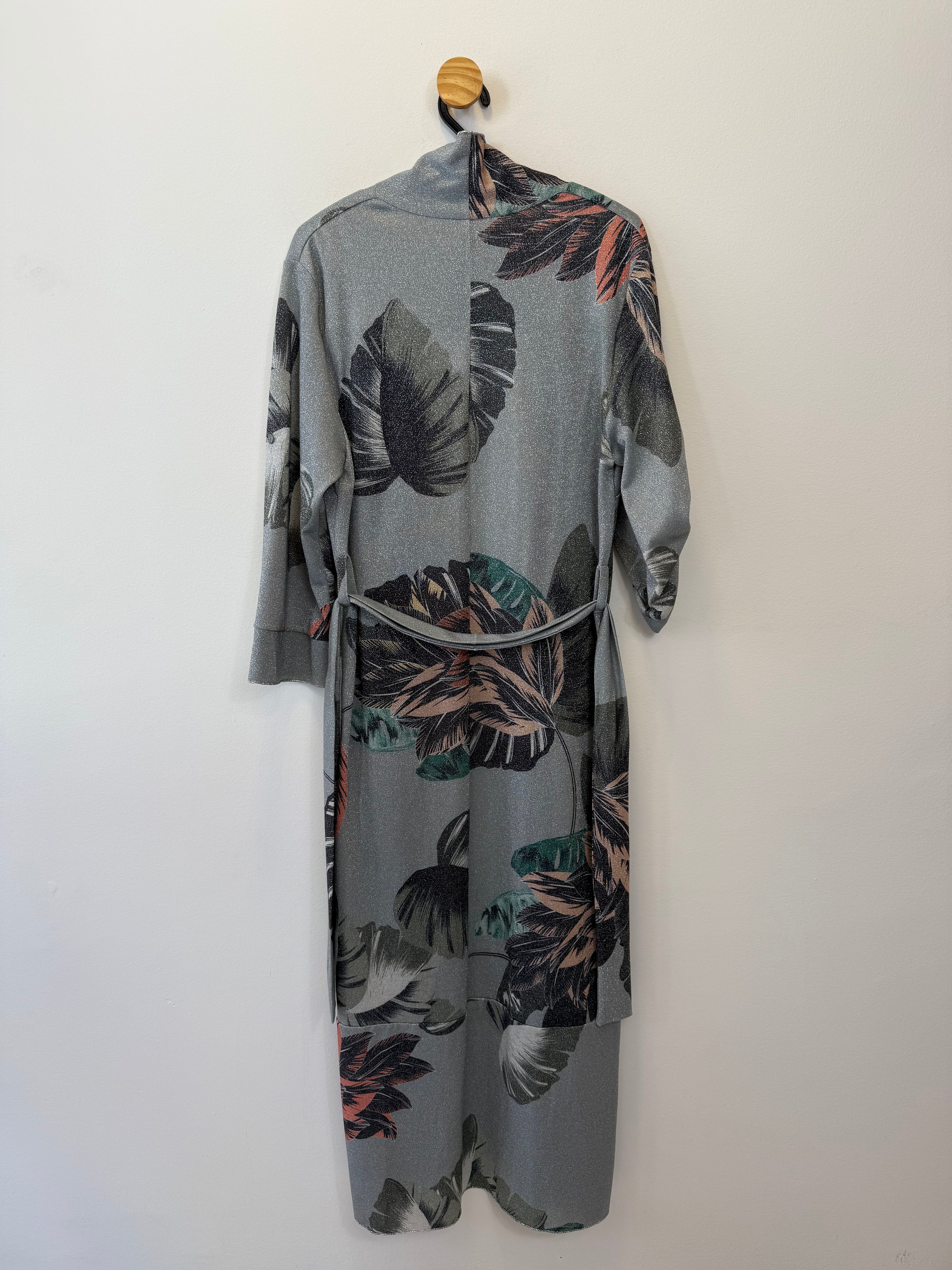 Casaco Estampa Floral com Lurex