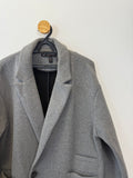 Casaco Oversized Mescla Cinza