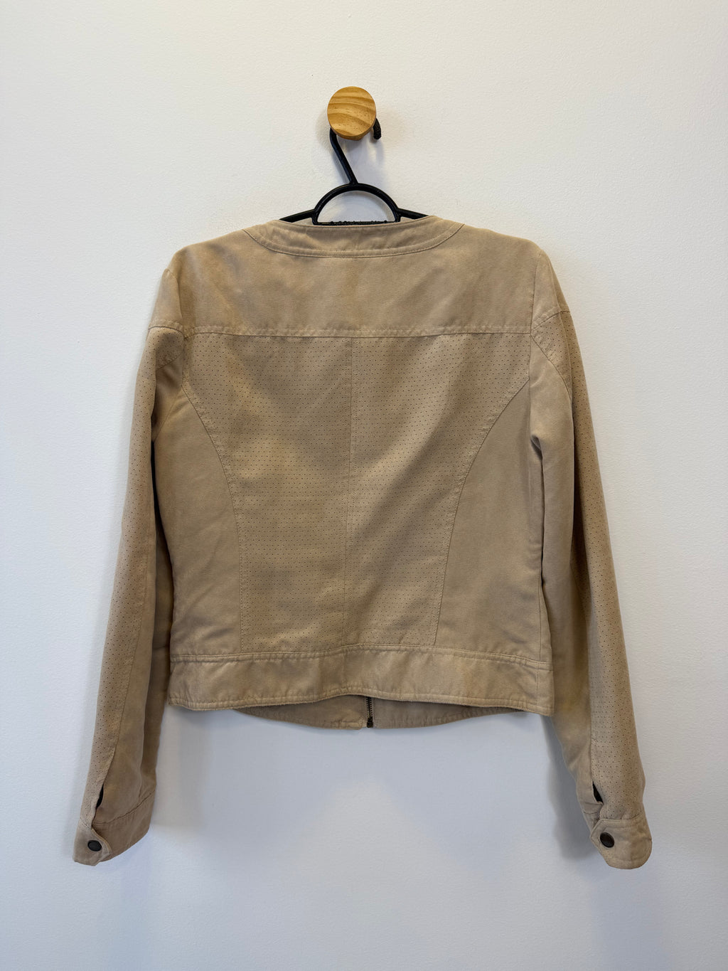 Jaqueta Suede Bege