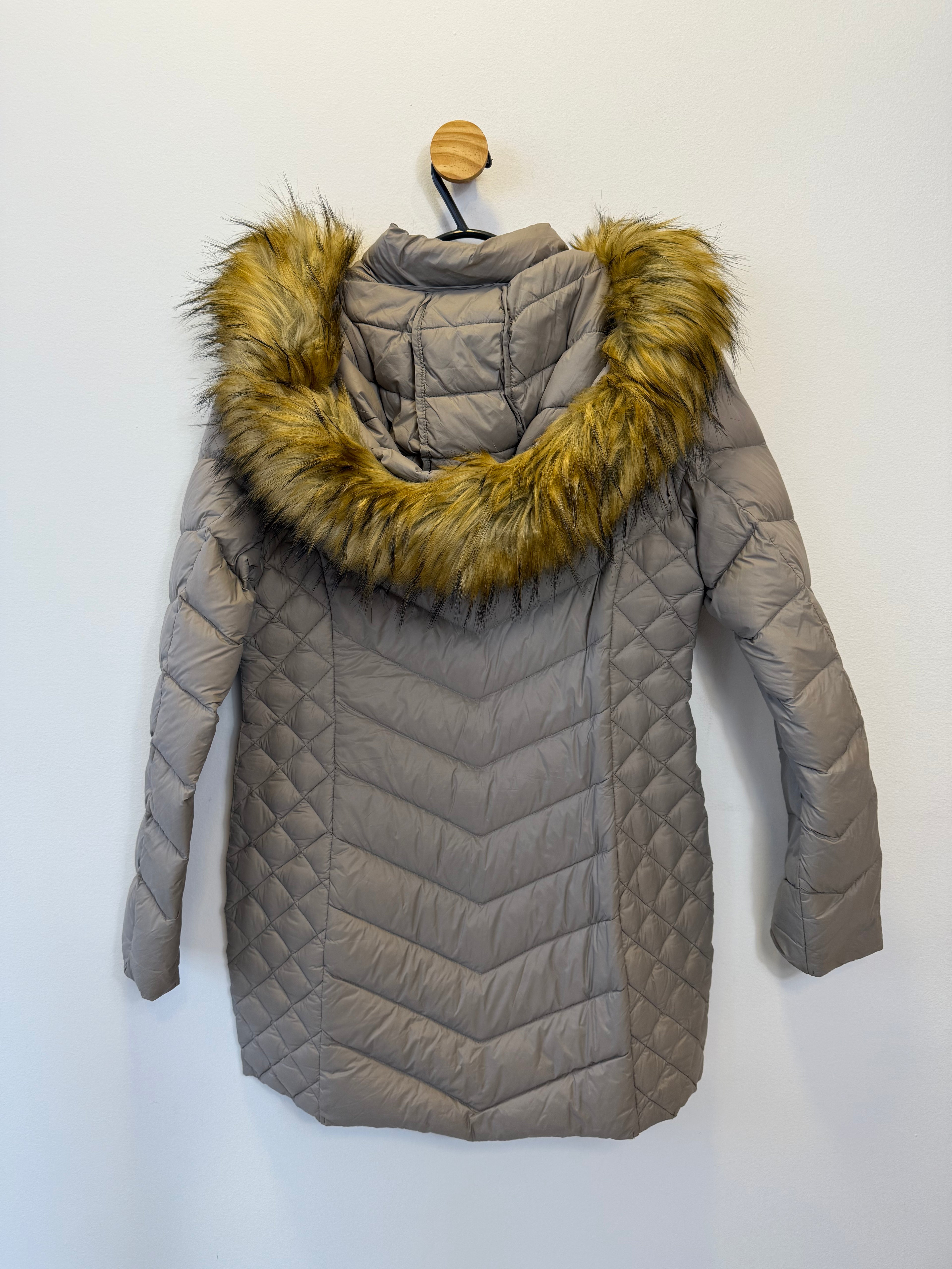 Casaco Puffer Bege