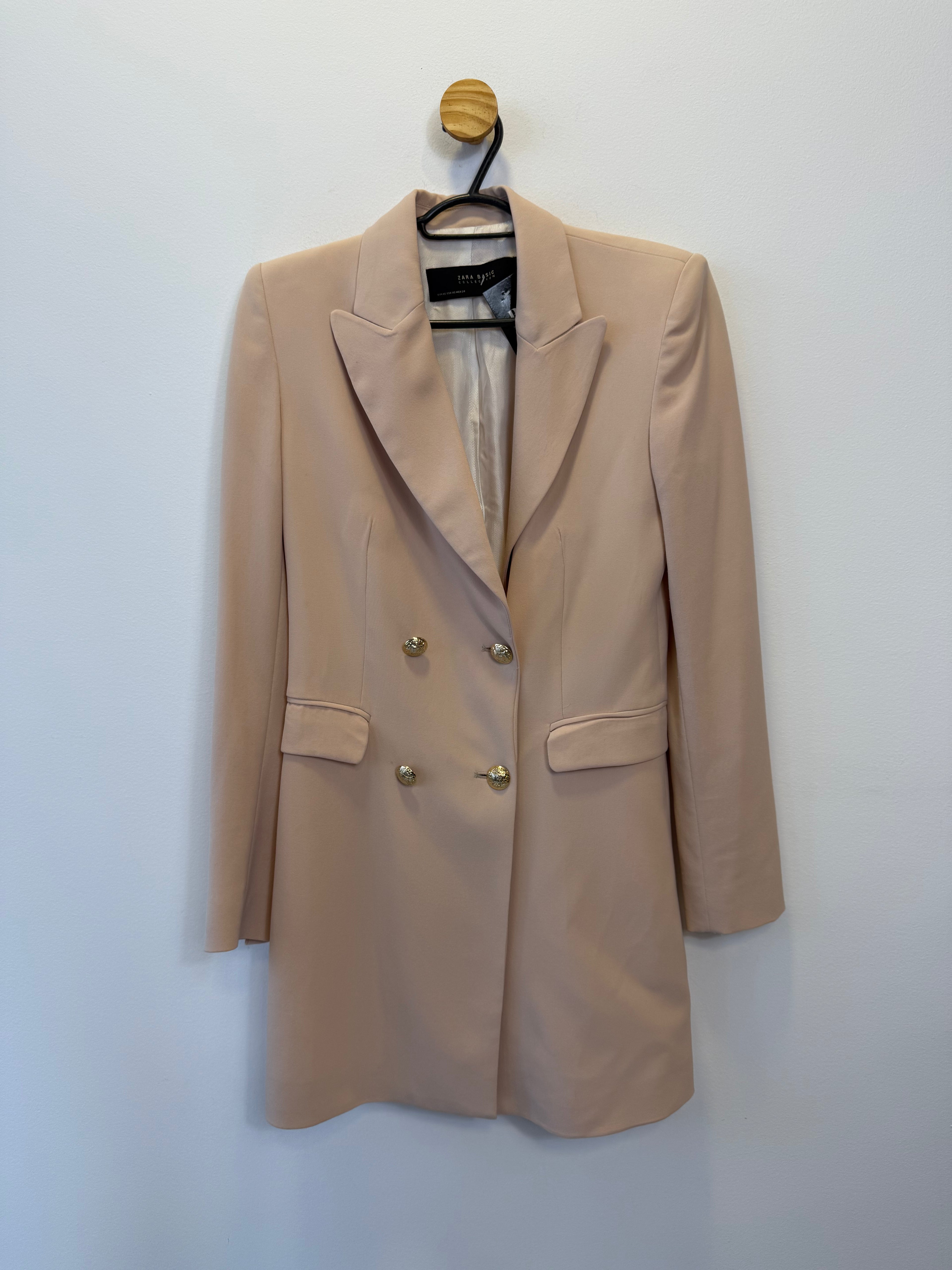 Blazer Alongado Bege