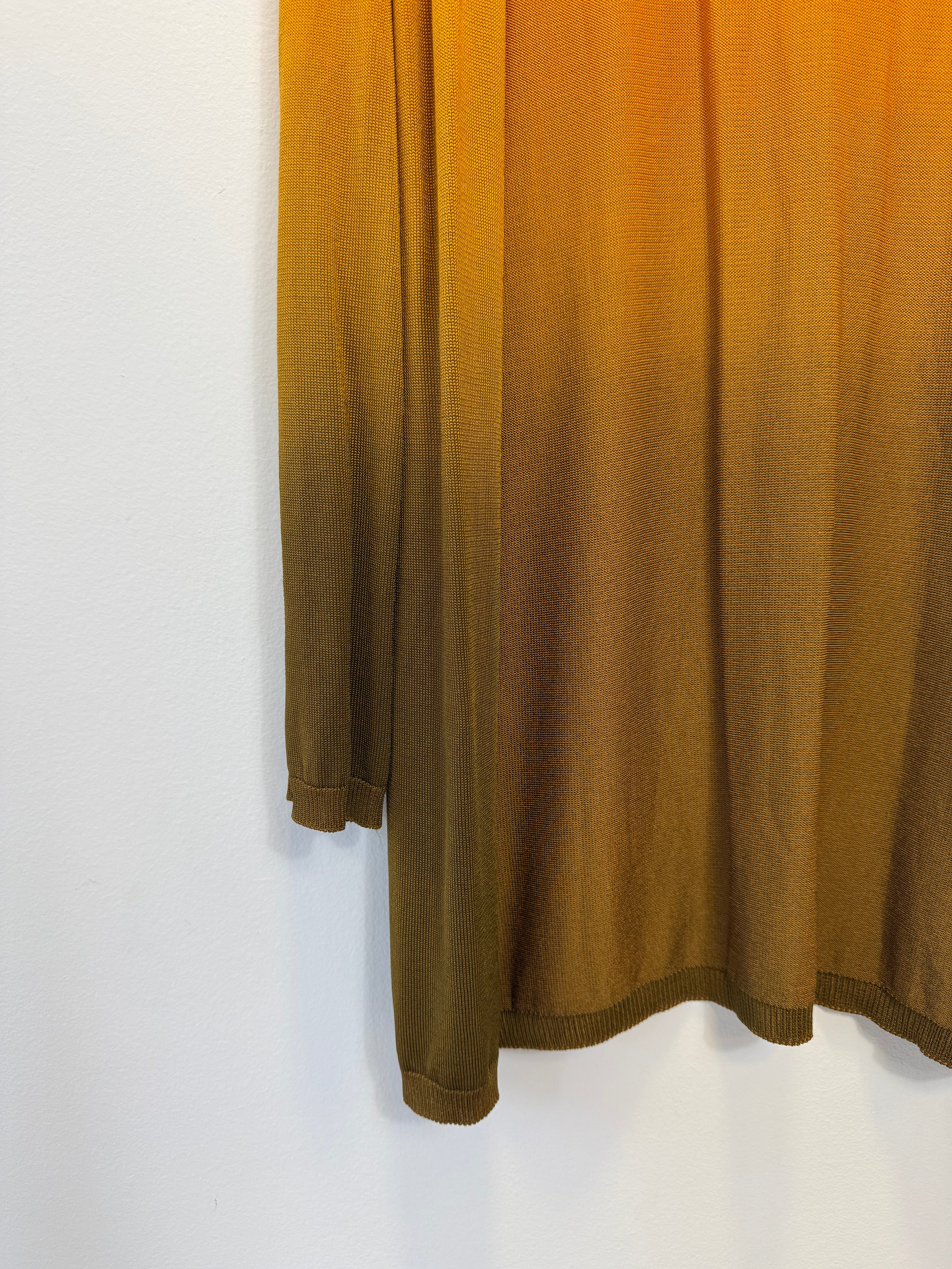 Cardigan Degradê Amarelo