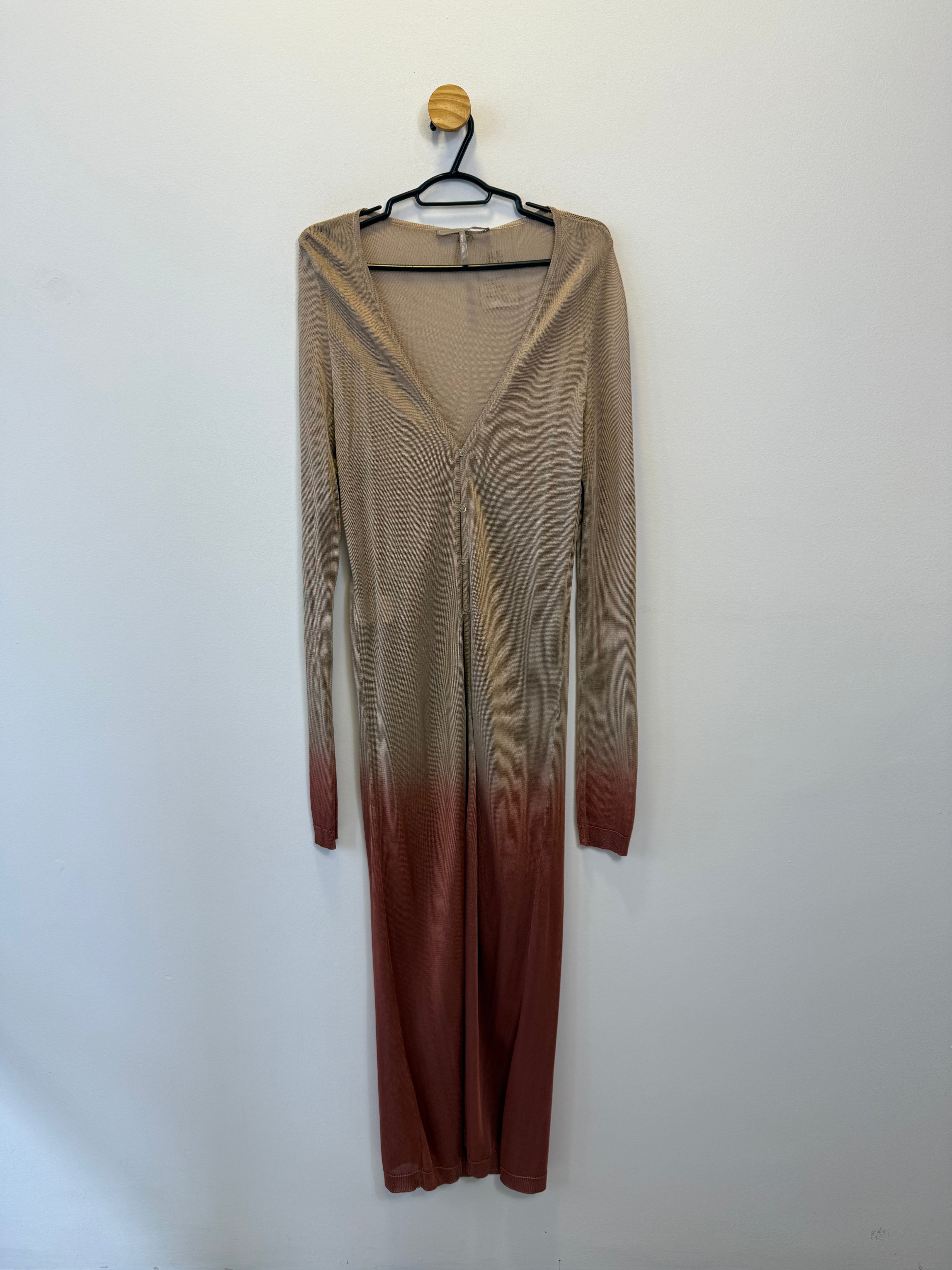 Cardigan Longo em Degradê
