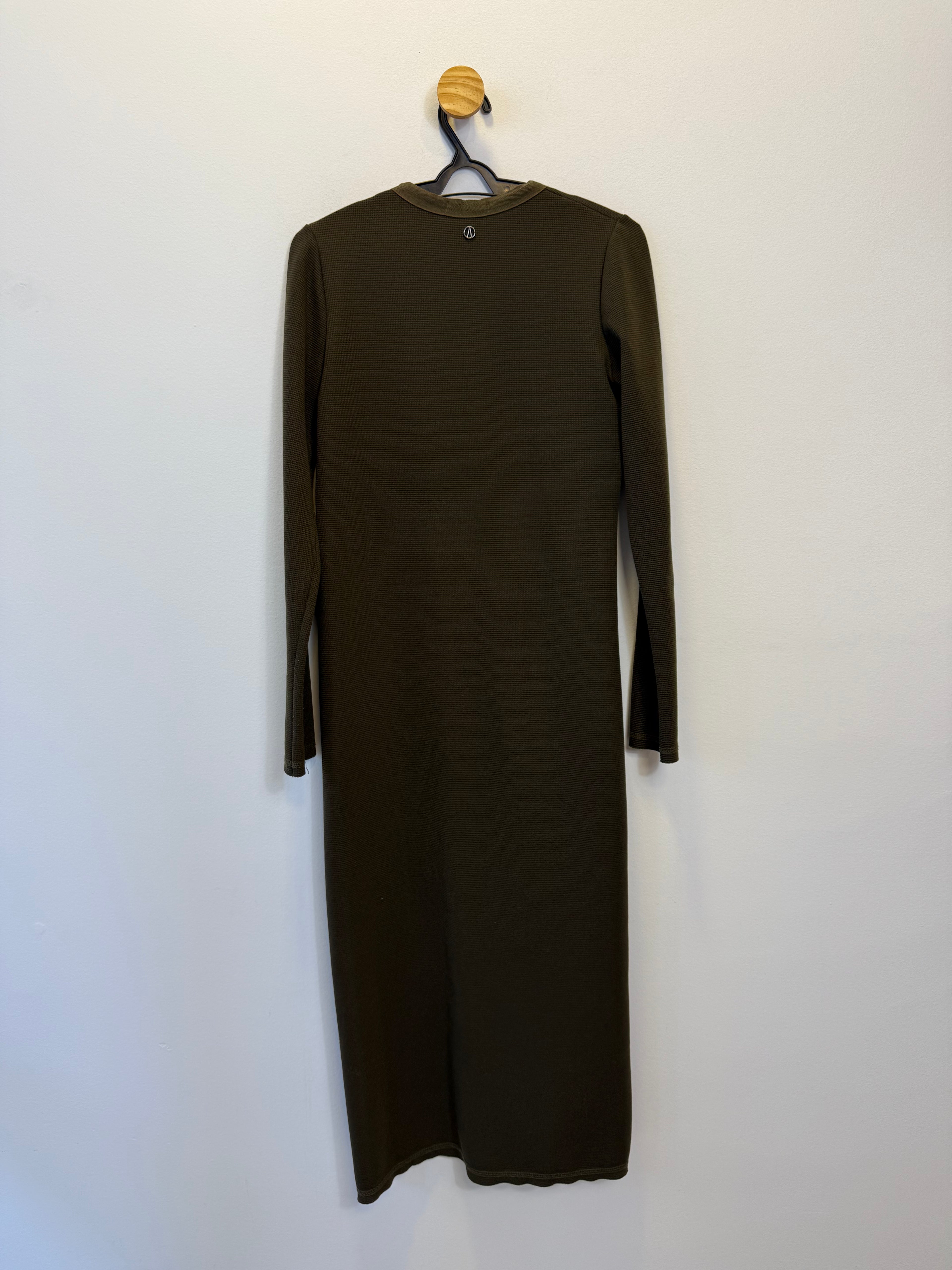 Cardigan Longo Verde Musgo
