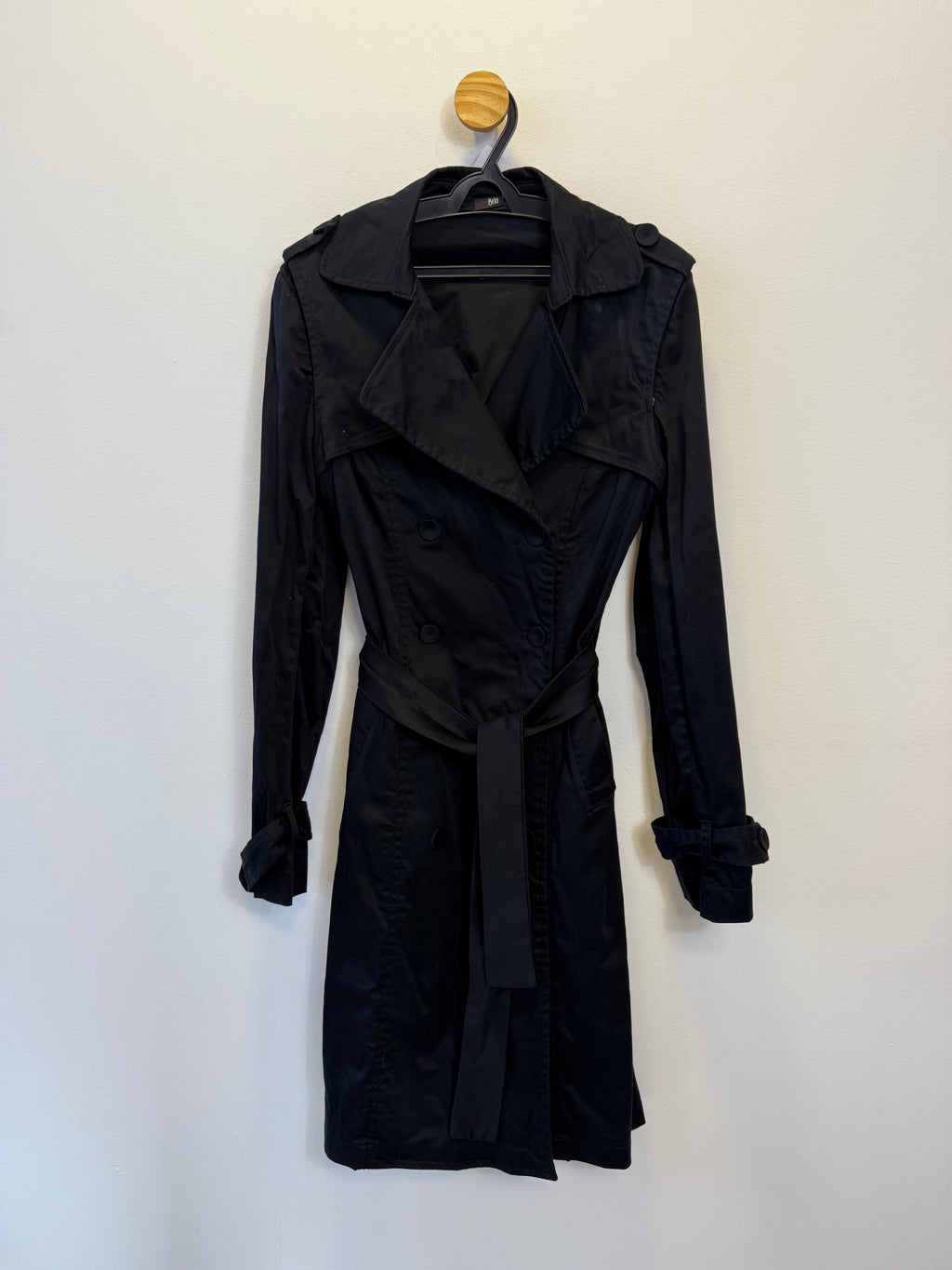 Trench Coat Preto