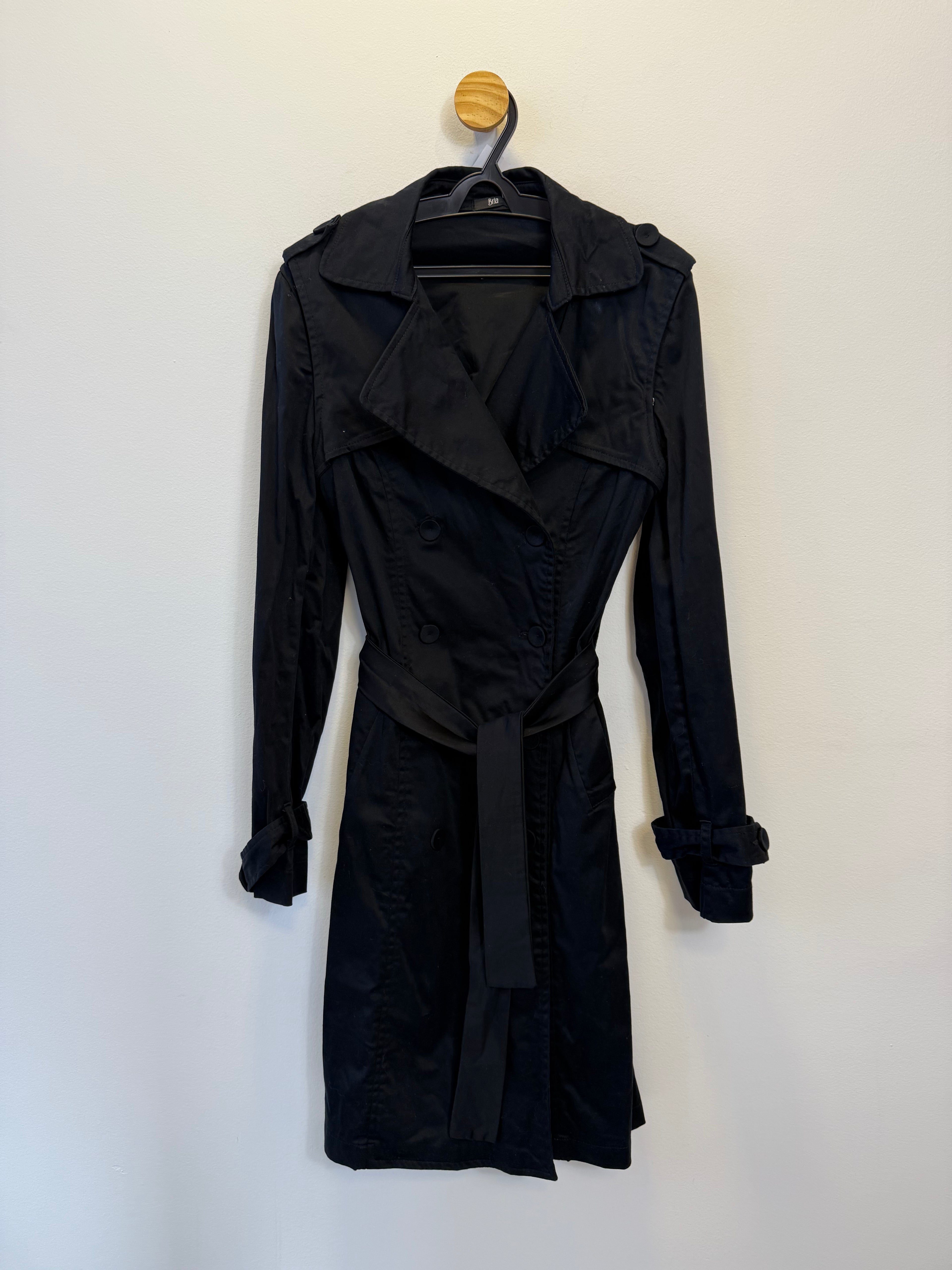 Trench Coat Preto