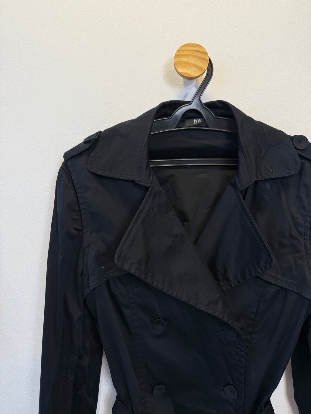 Trench Coat Preto