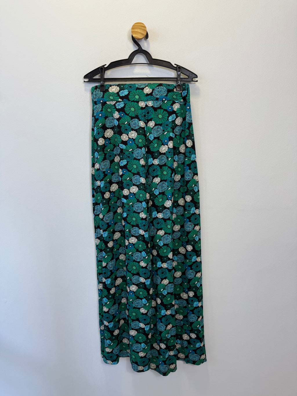 Calça Estampada Azul e Verde