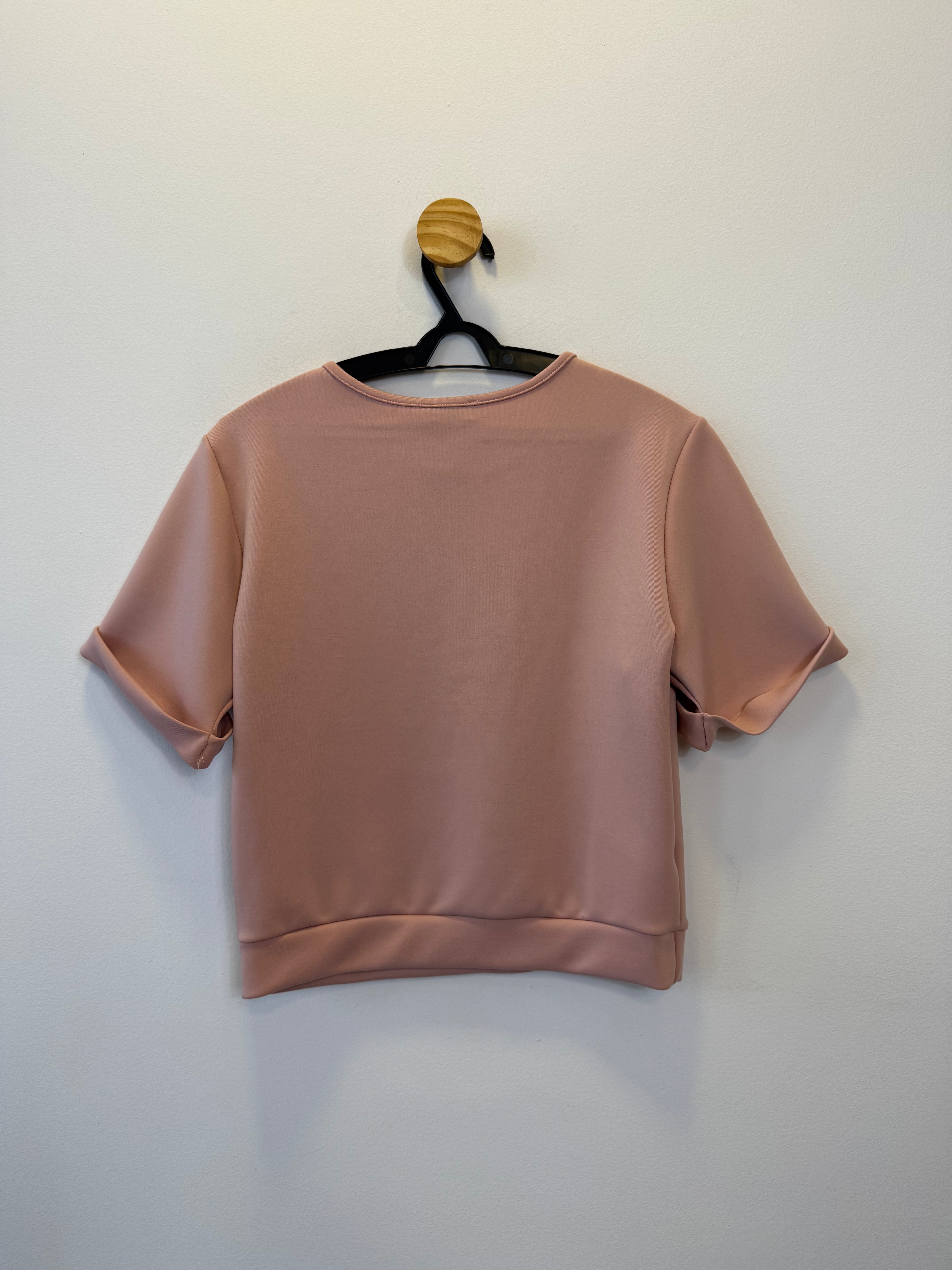 Camiseta Cropped Nude
