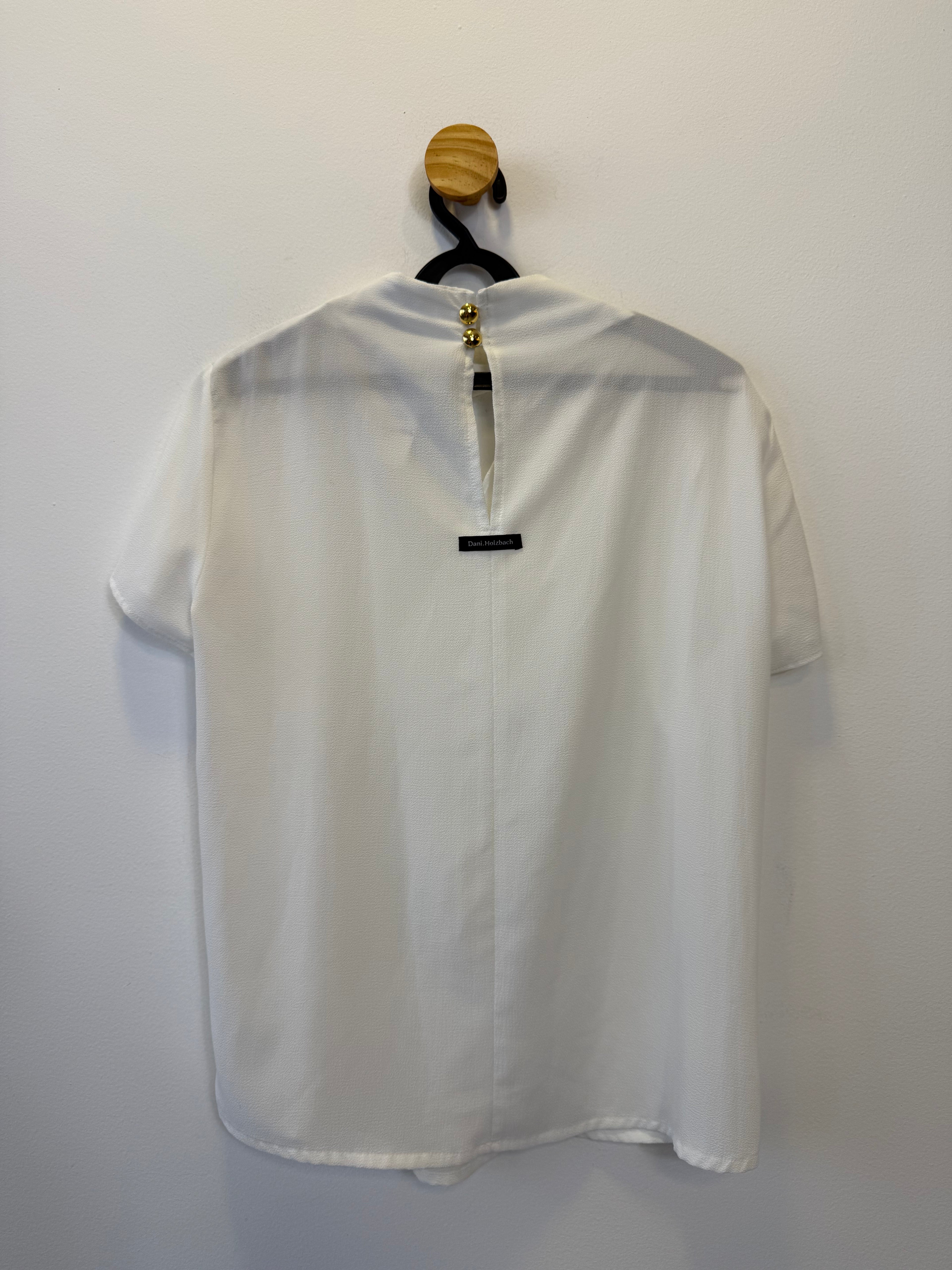 Blusa Gola Alta Branca