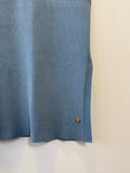 Saia Midi Malha Azul
