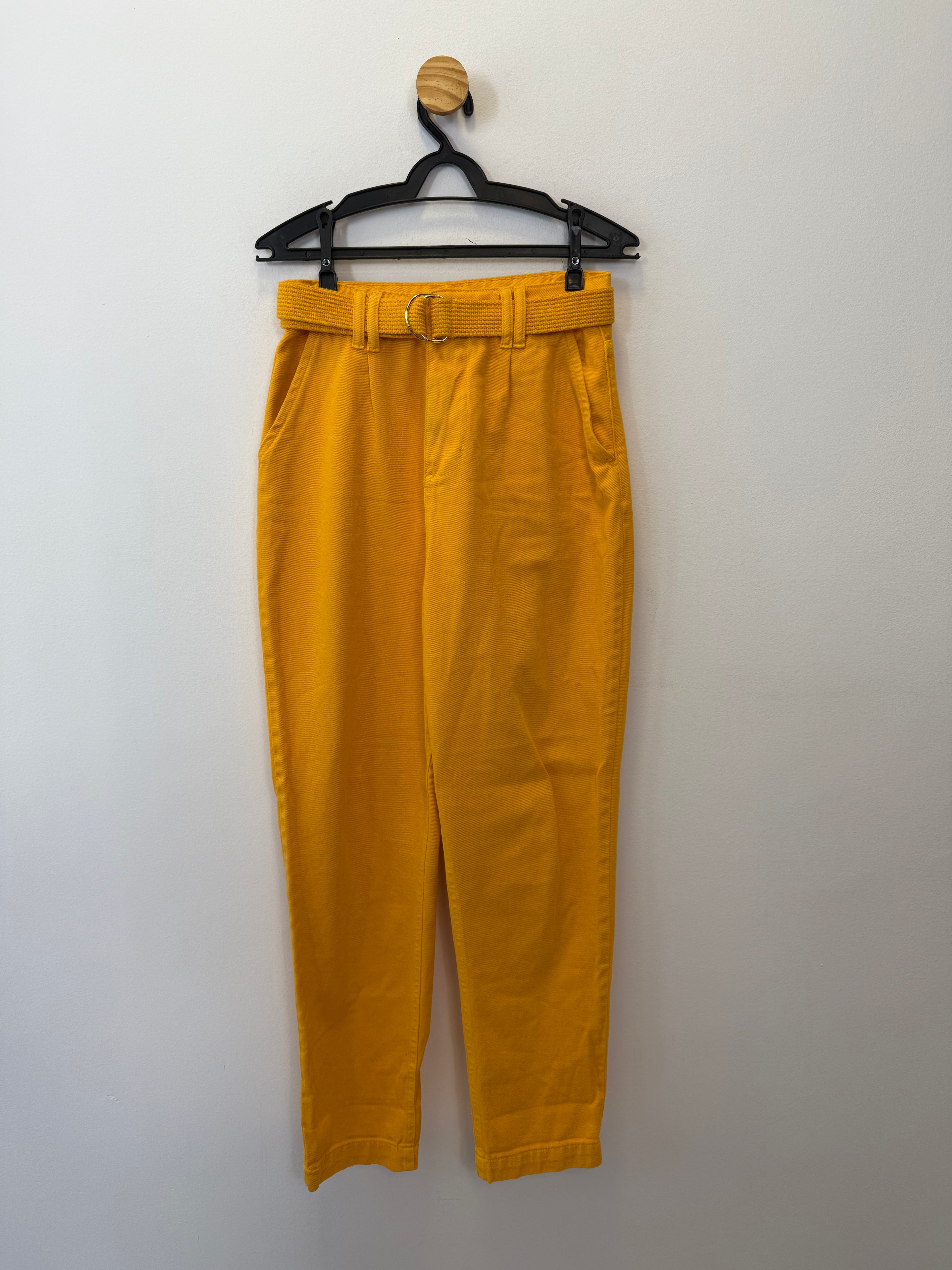 Calça Denim Amarela