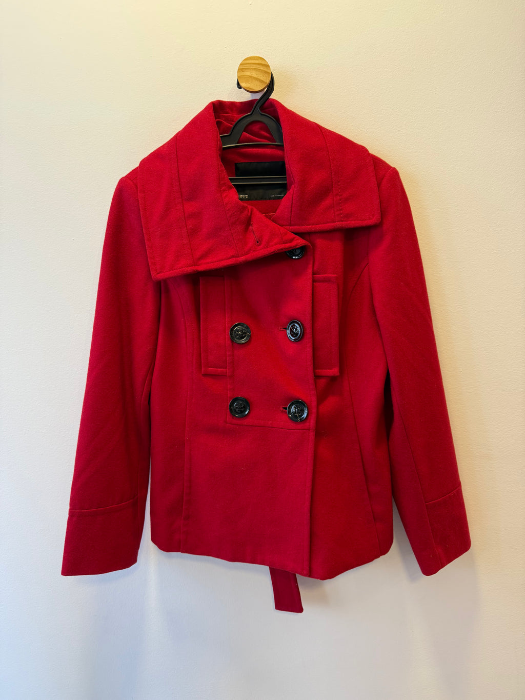 Casaco Vermelho com Lã