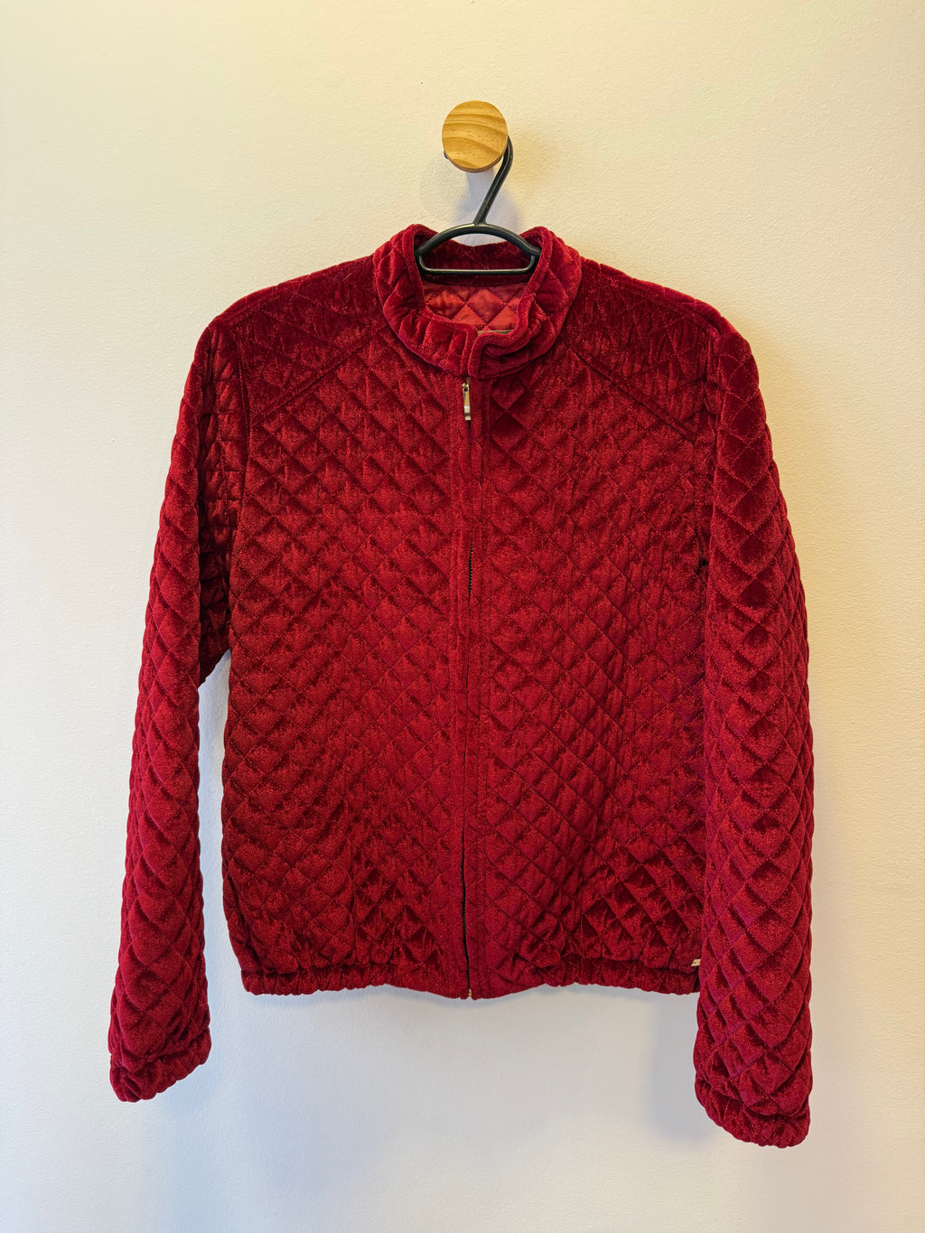 Jaqueta Veludo Vermelho