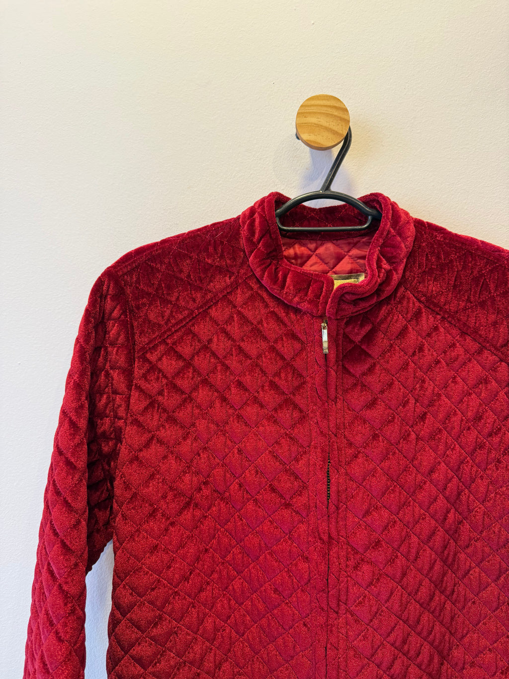 Jaqueta Veludo Vermelho