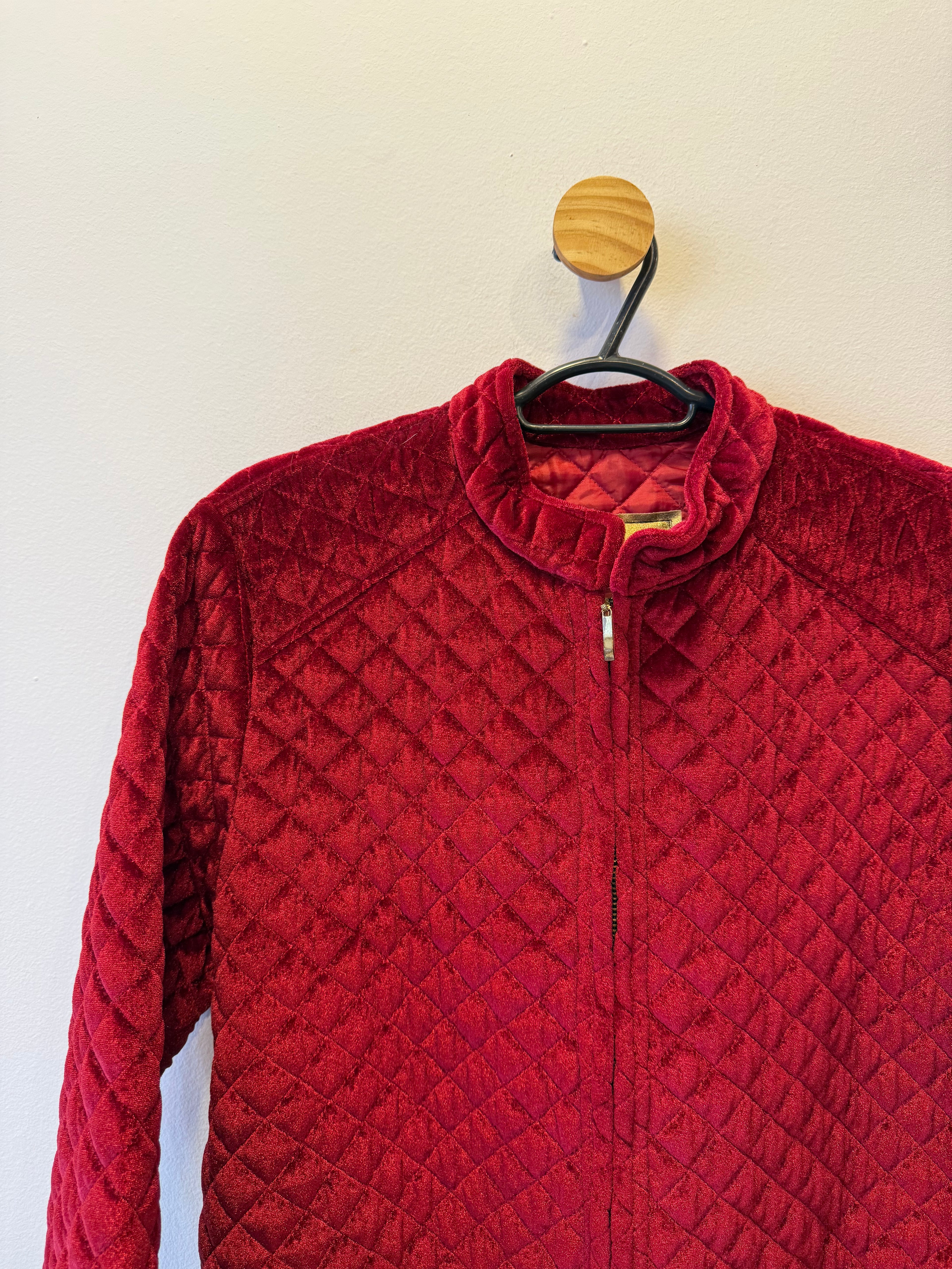 Jaqueta Veludo Vermelho