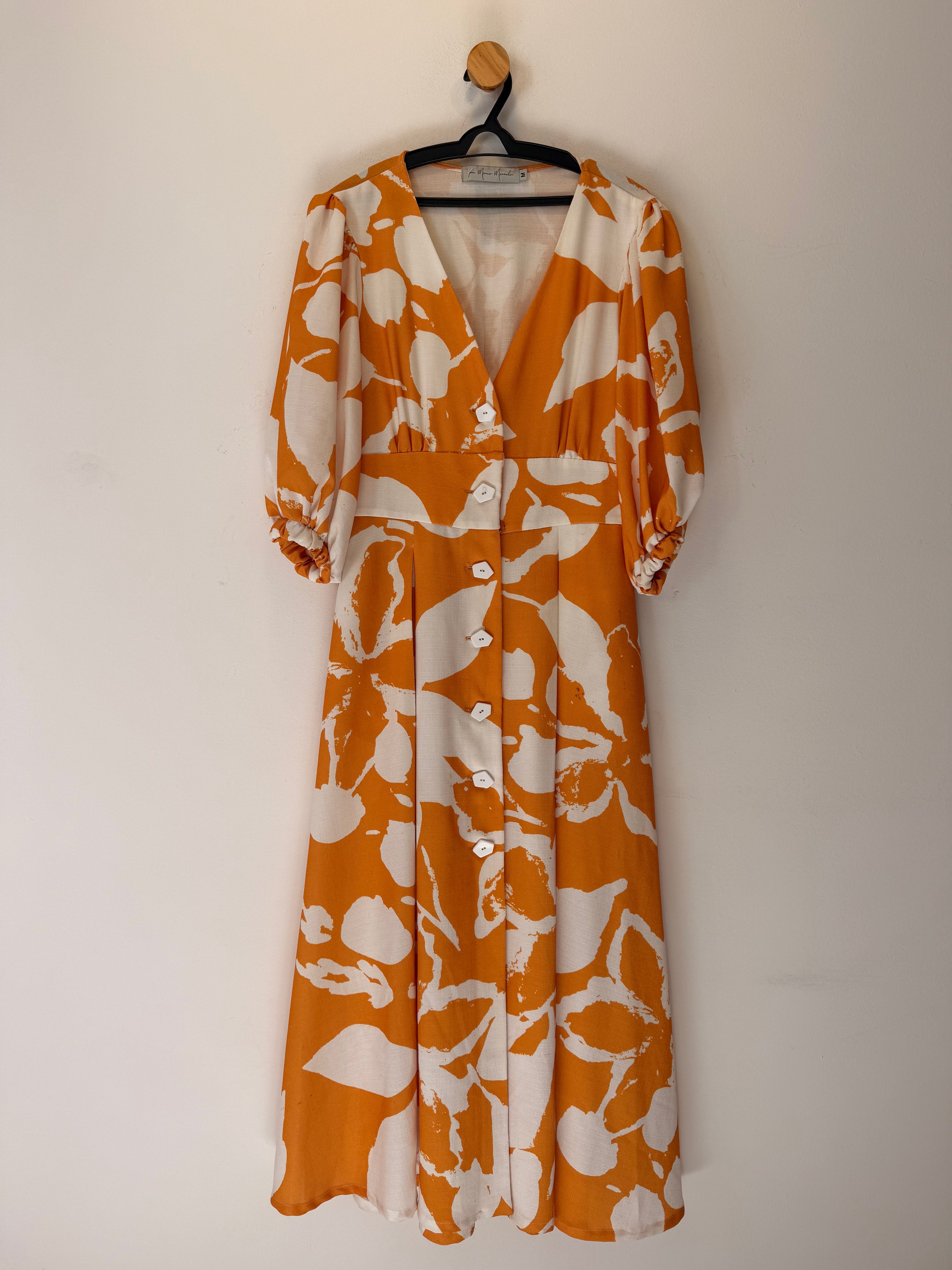Vestido Estampado Por Maria Manoela
