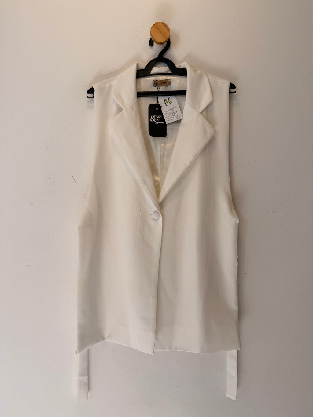 Colete Alfaiataria Branco