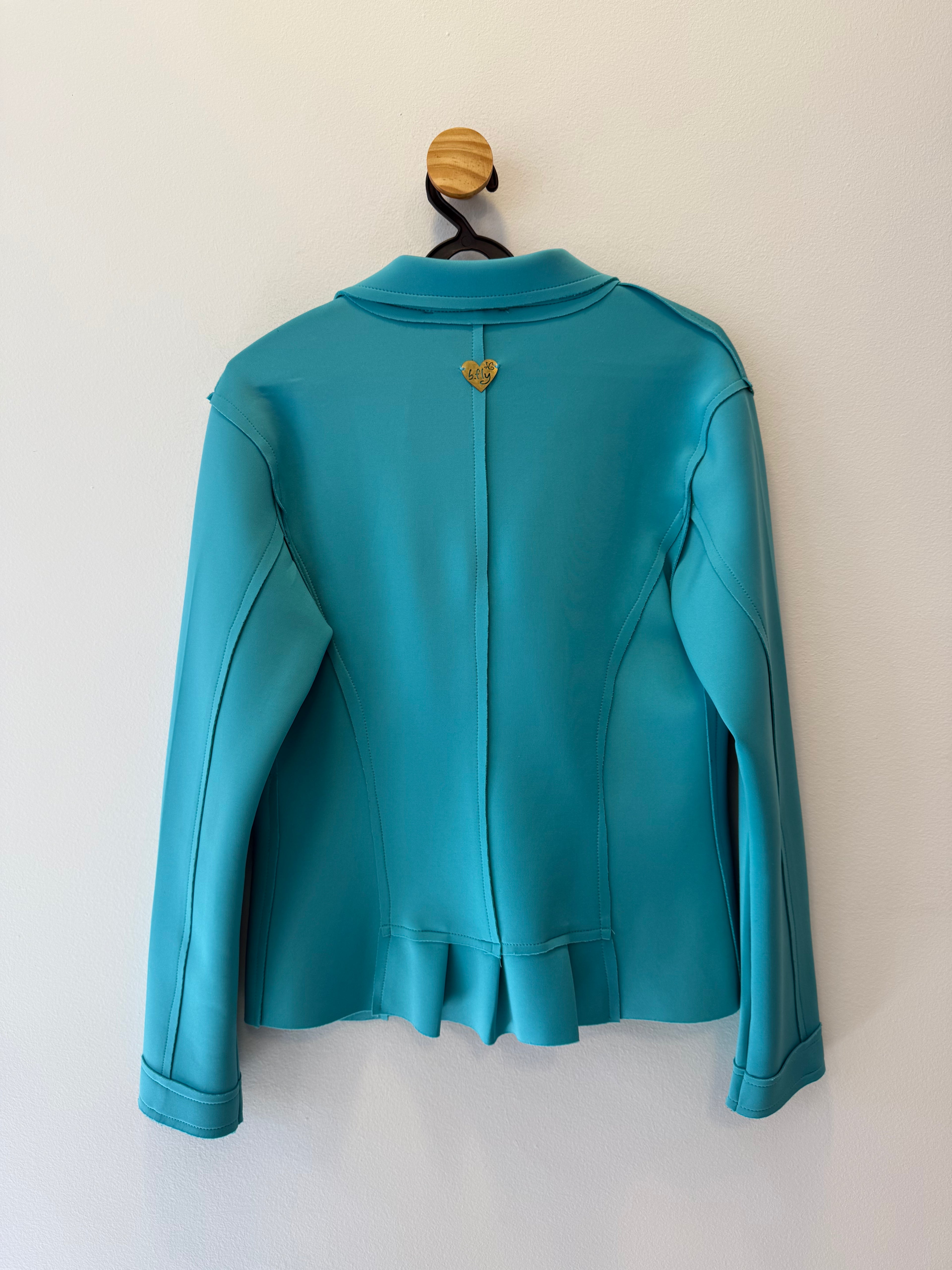 Blazer Azul Turquesa