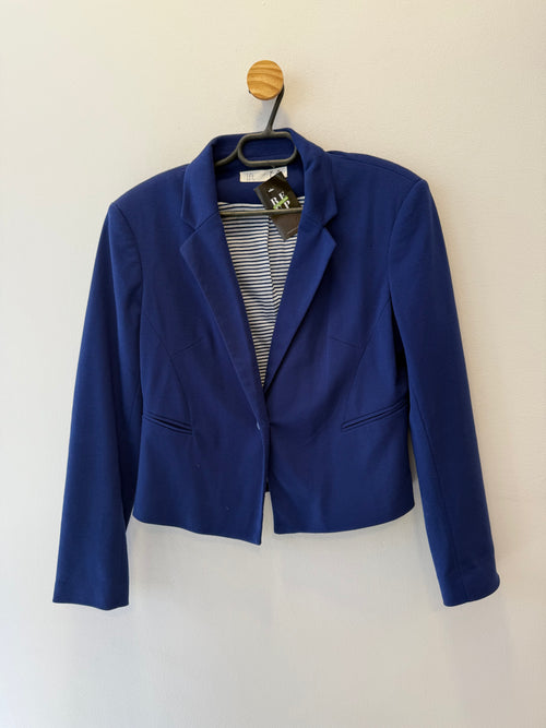 Blazer Cropped Azul