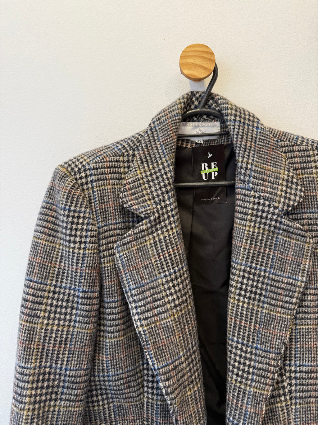 Blazer Cropped Xadrez