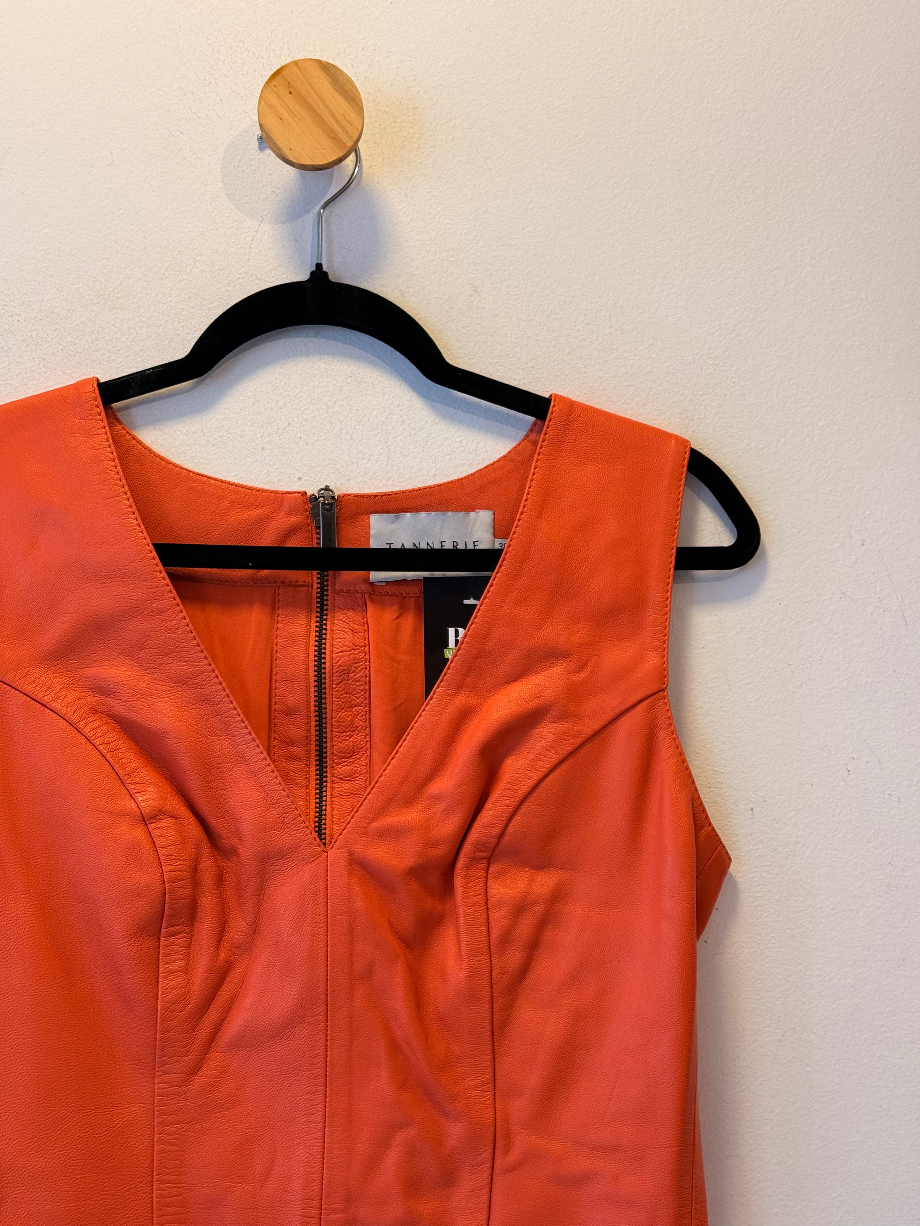 Blusa Couro Tannerie