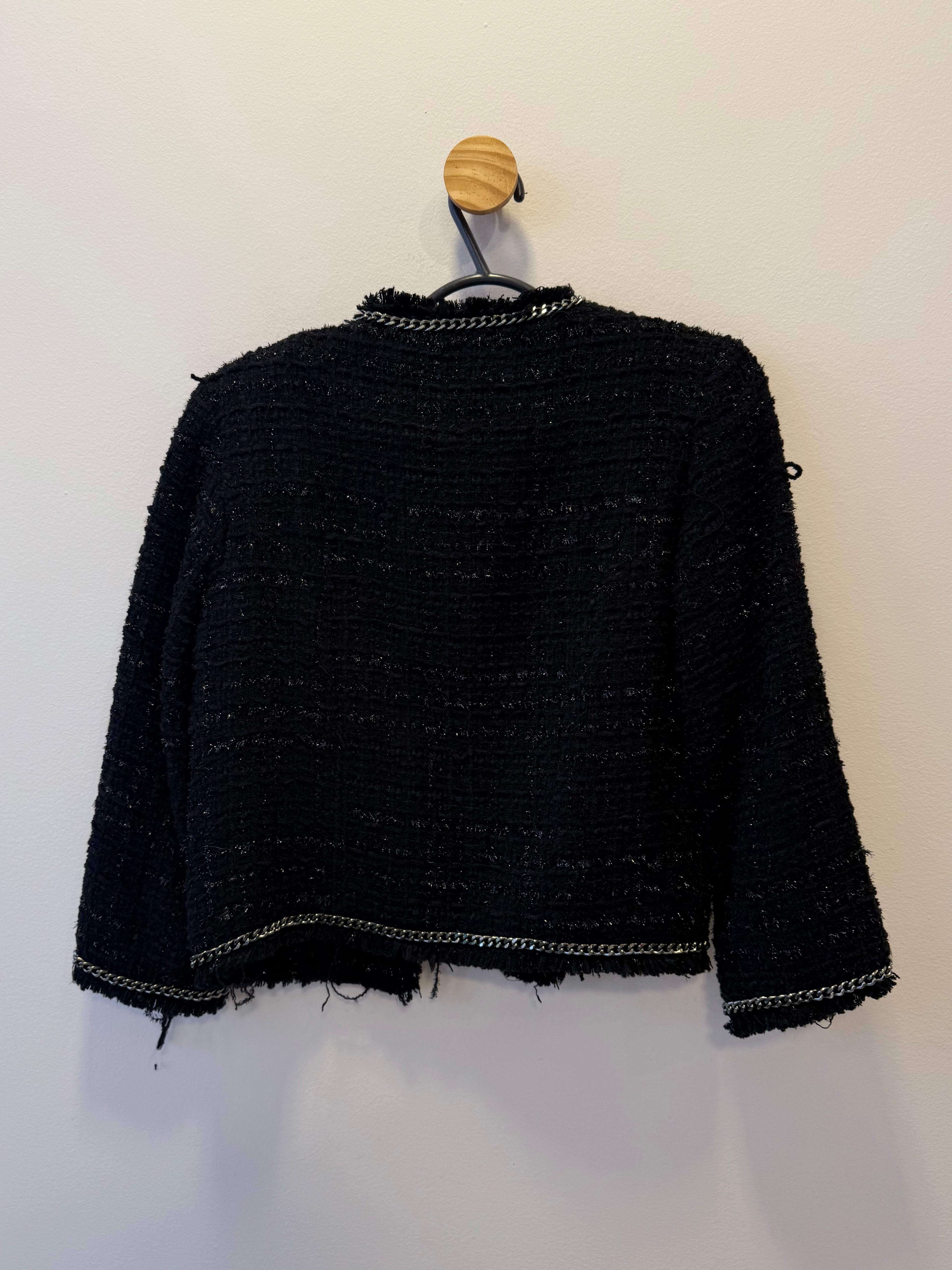 Casaco Tweed Preto