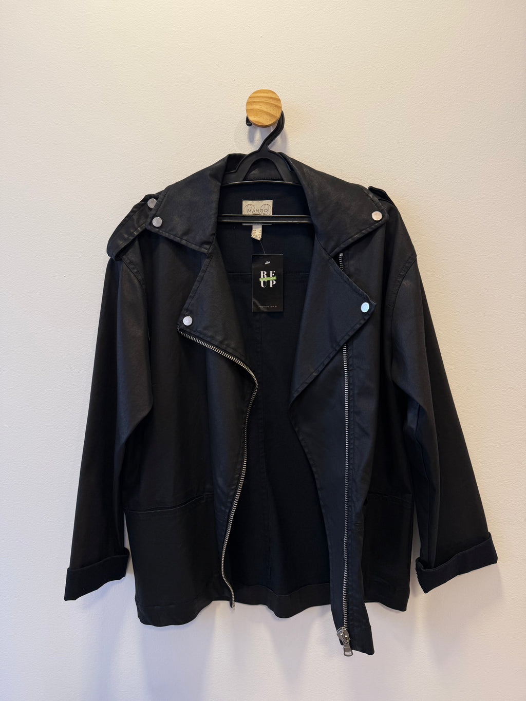 Jaqueta Biker Resinada