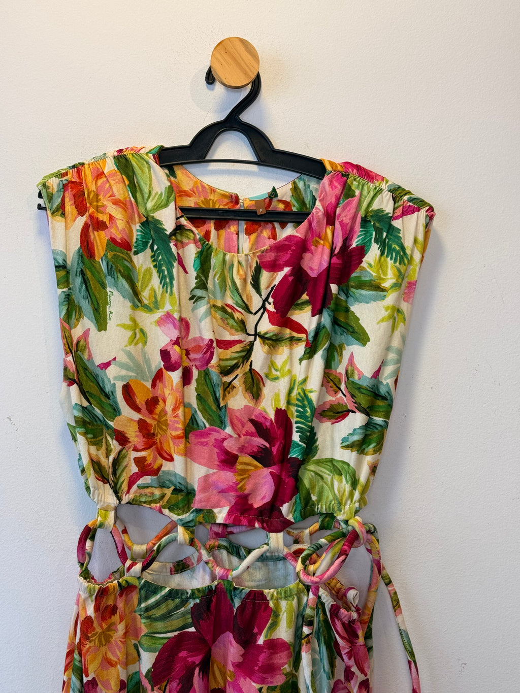 Vestido Longo Estampa Floral Farm