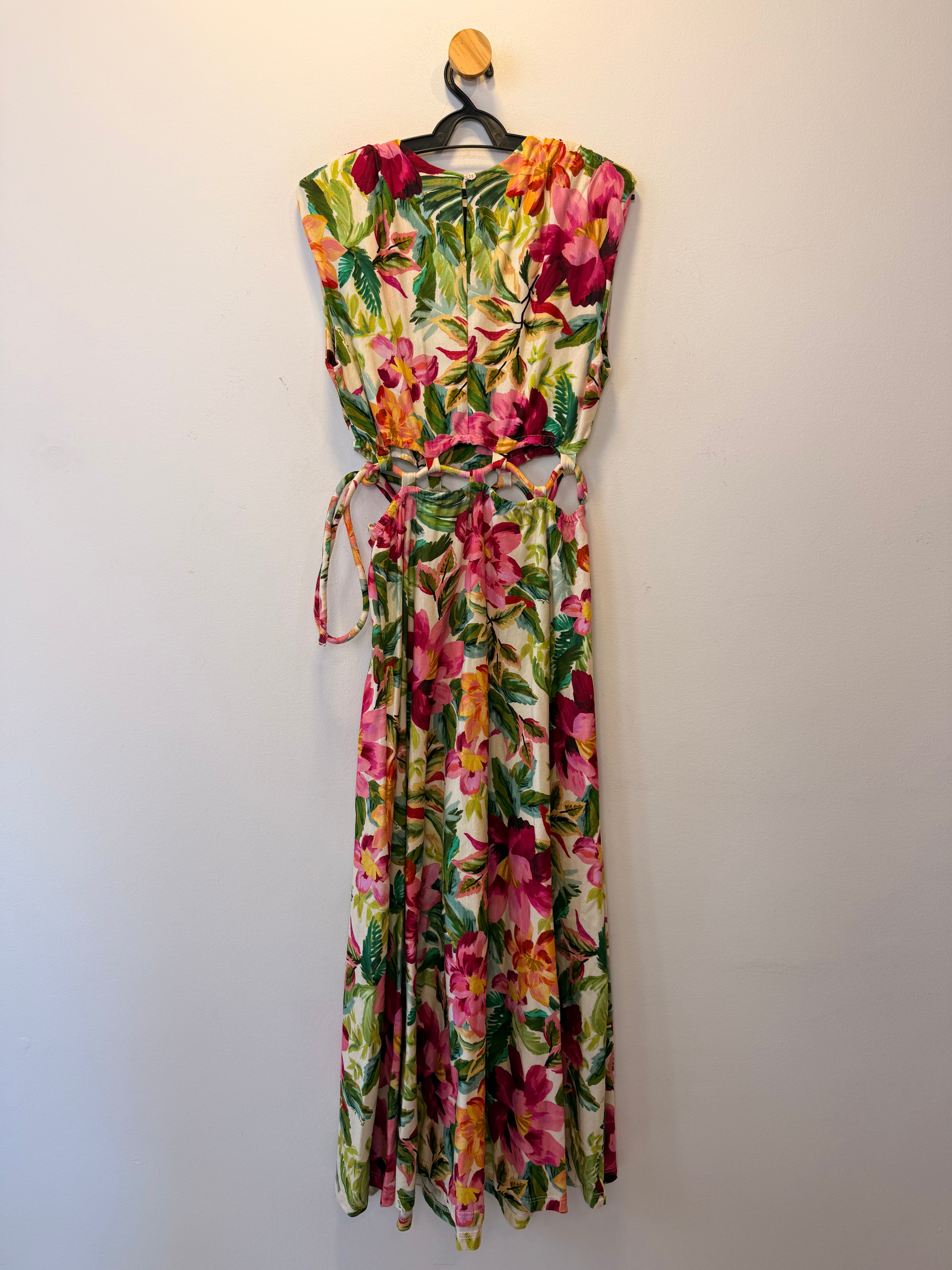 Vestido Longo Estampa Floral Farm