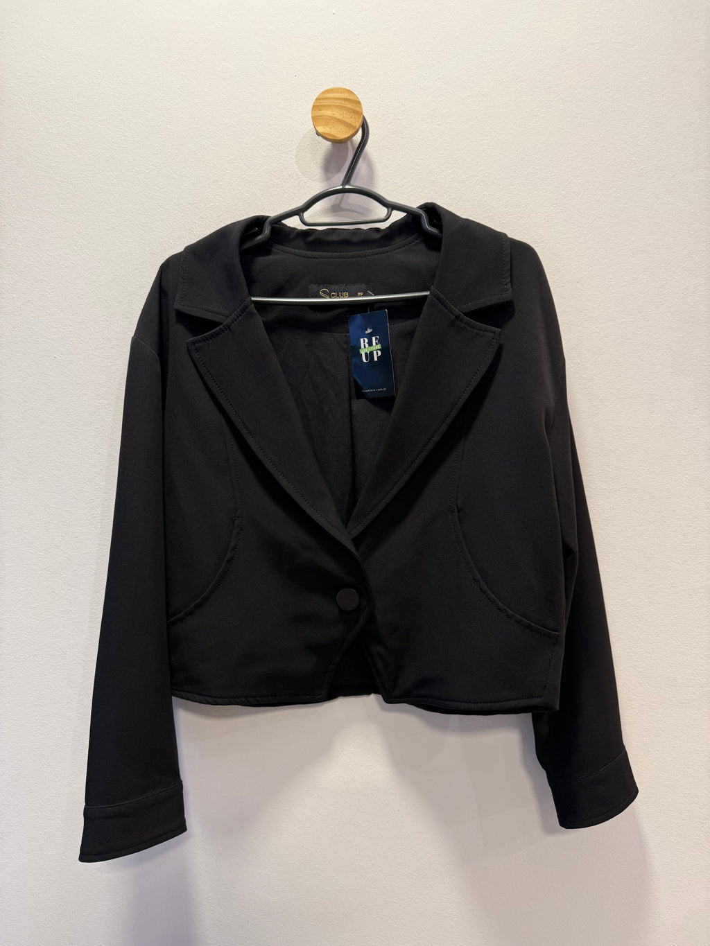 Blazer Cropped Preto