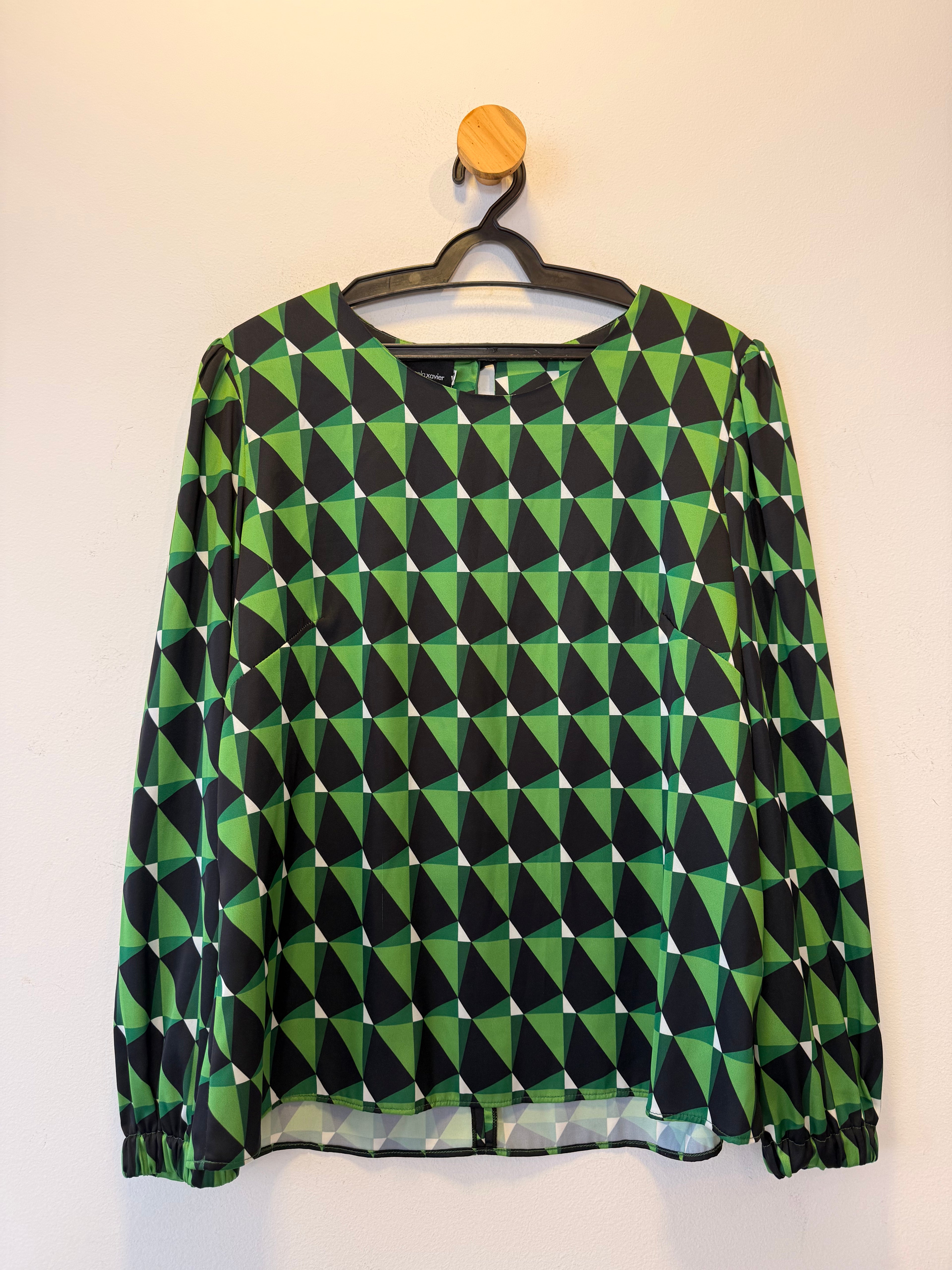 Blusa Verde Angela Xavier