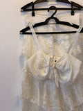 Conjunto Branco de Renda