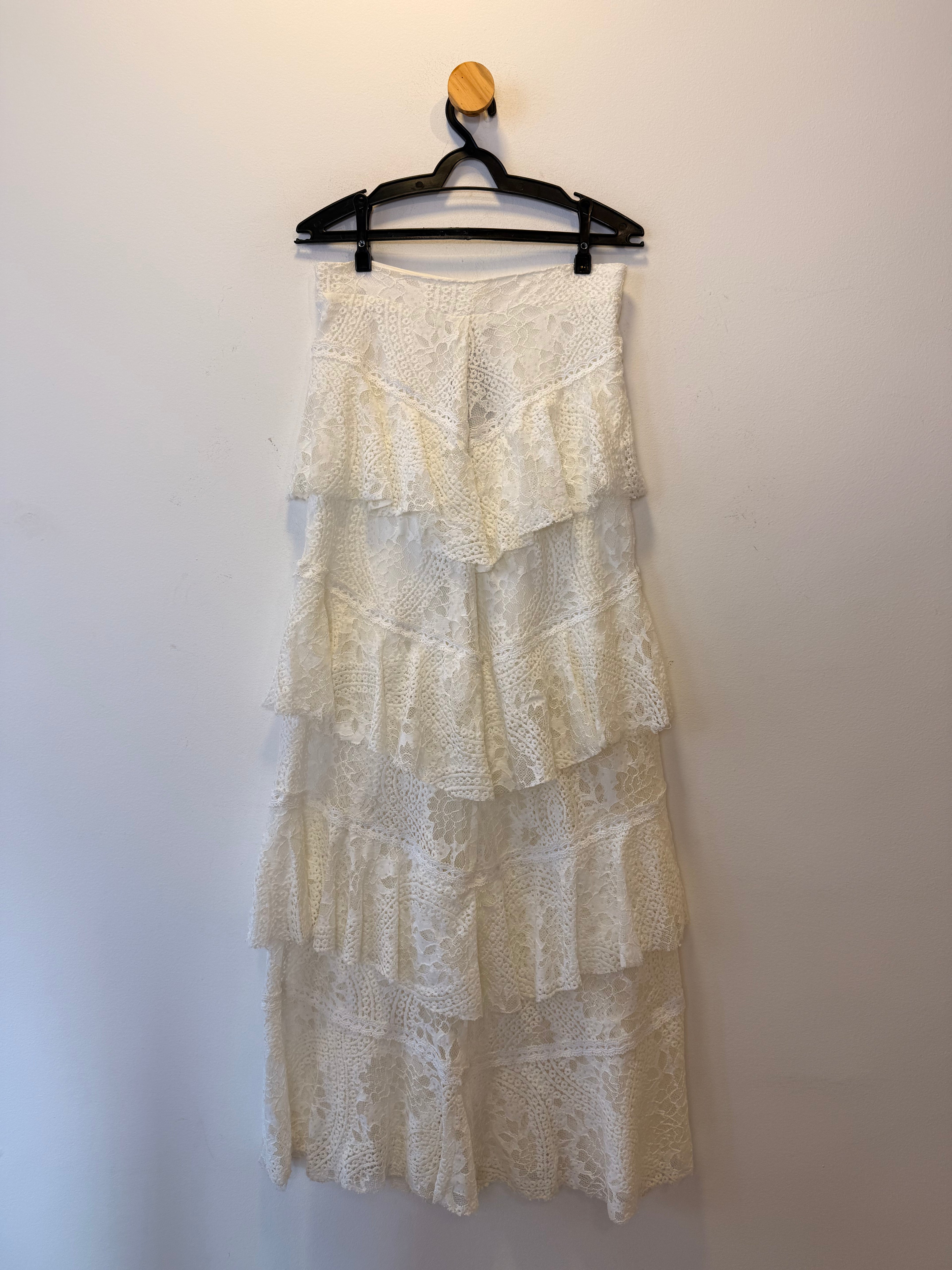Conjunto Branco de Renda