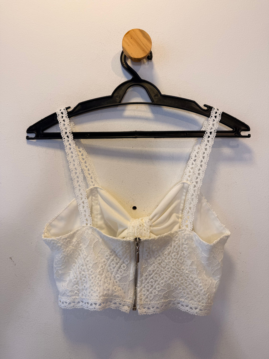 Conjunto Branco de Renda
