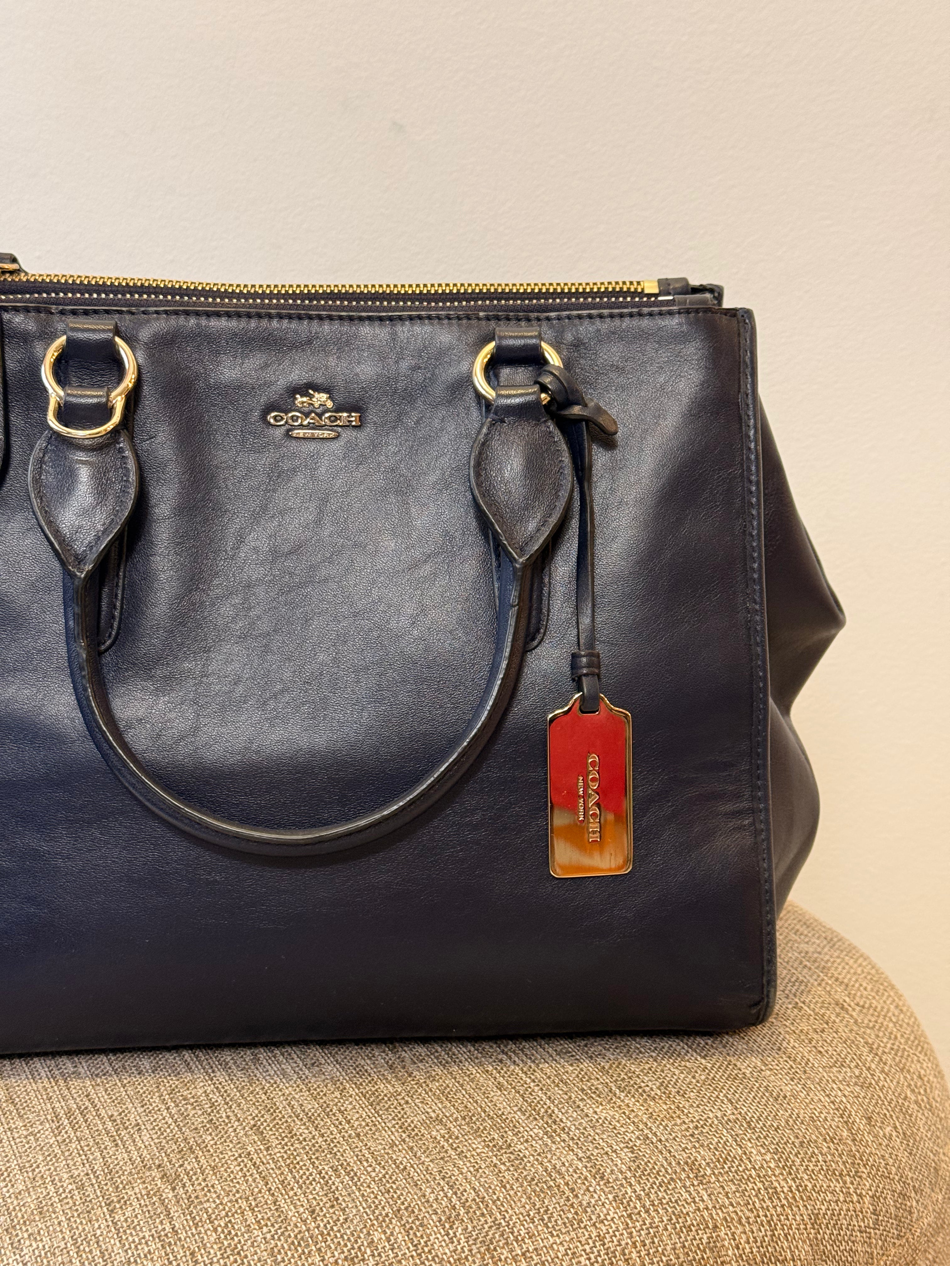 Bolsa Azul Marinho Coach