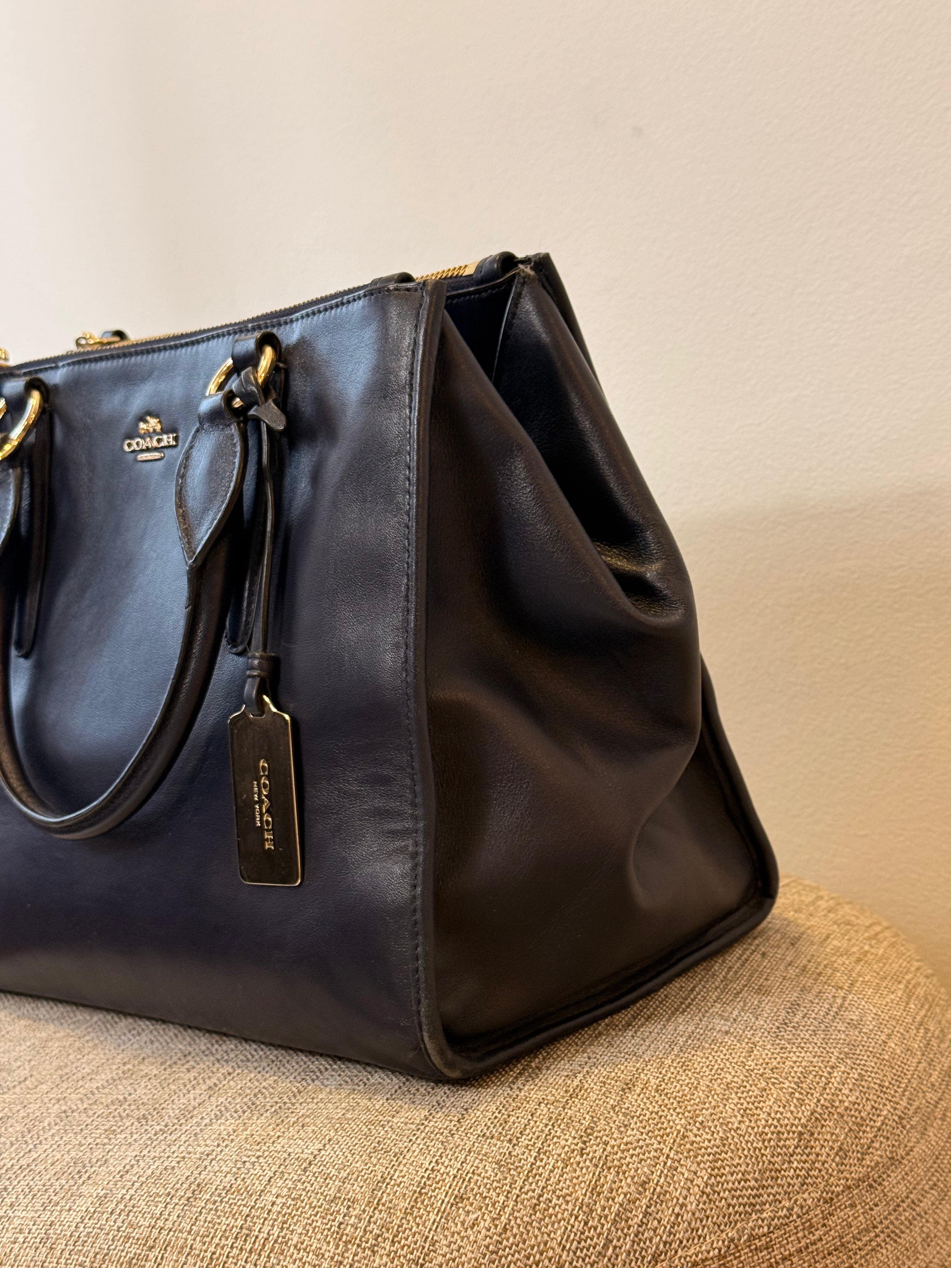 Bolsa Azul Marinho Coach