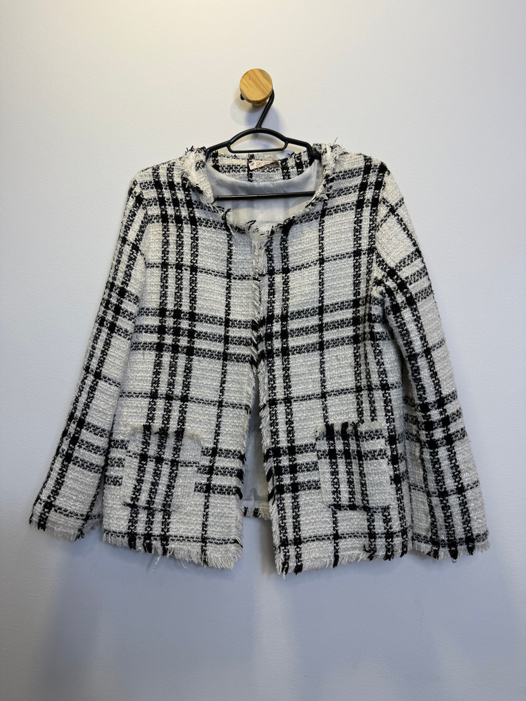 Casaco Tweed Xadrez