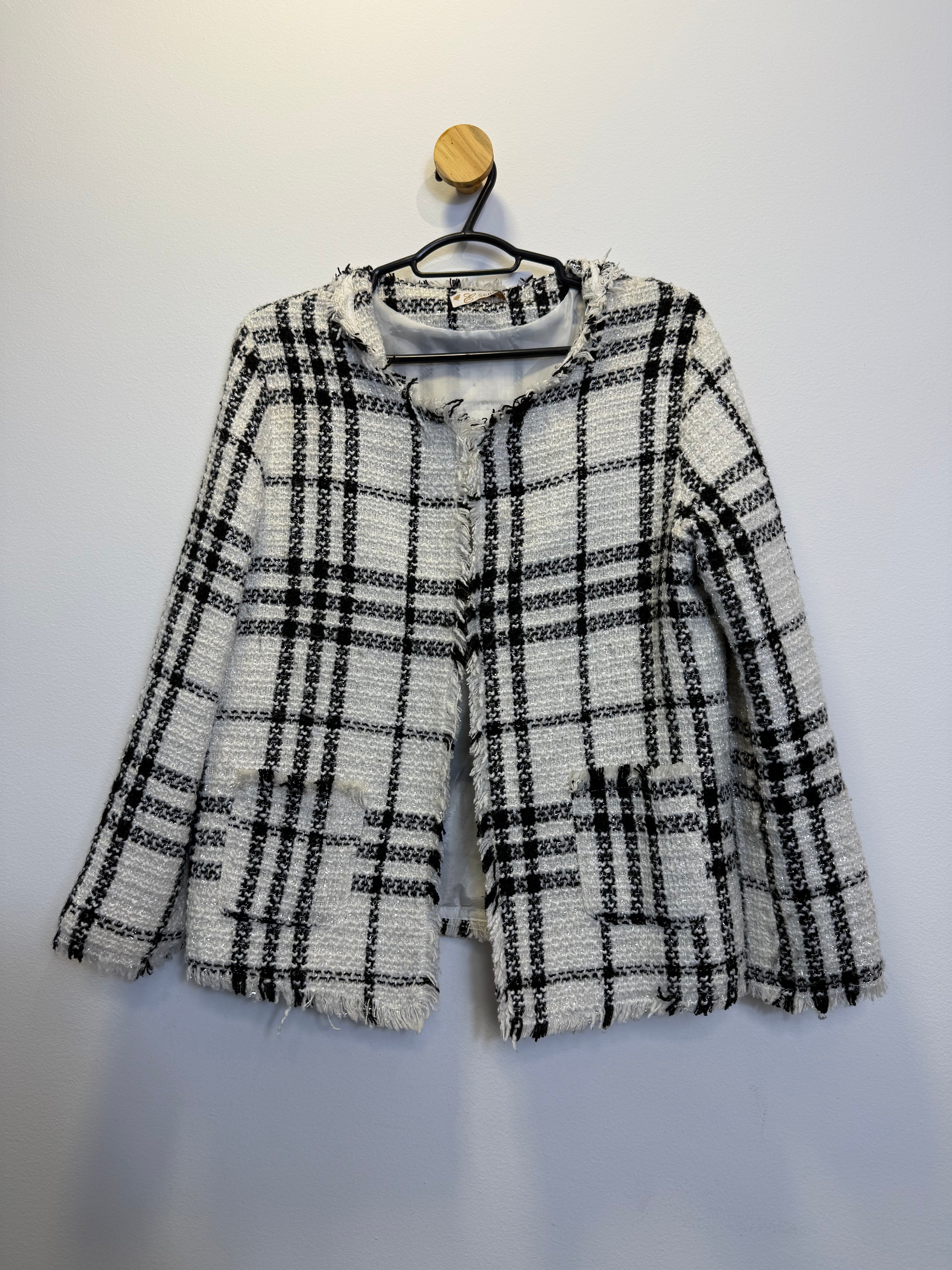 Casaco Tweed Xadrez