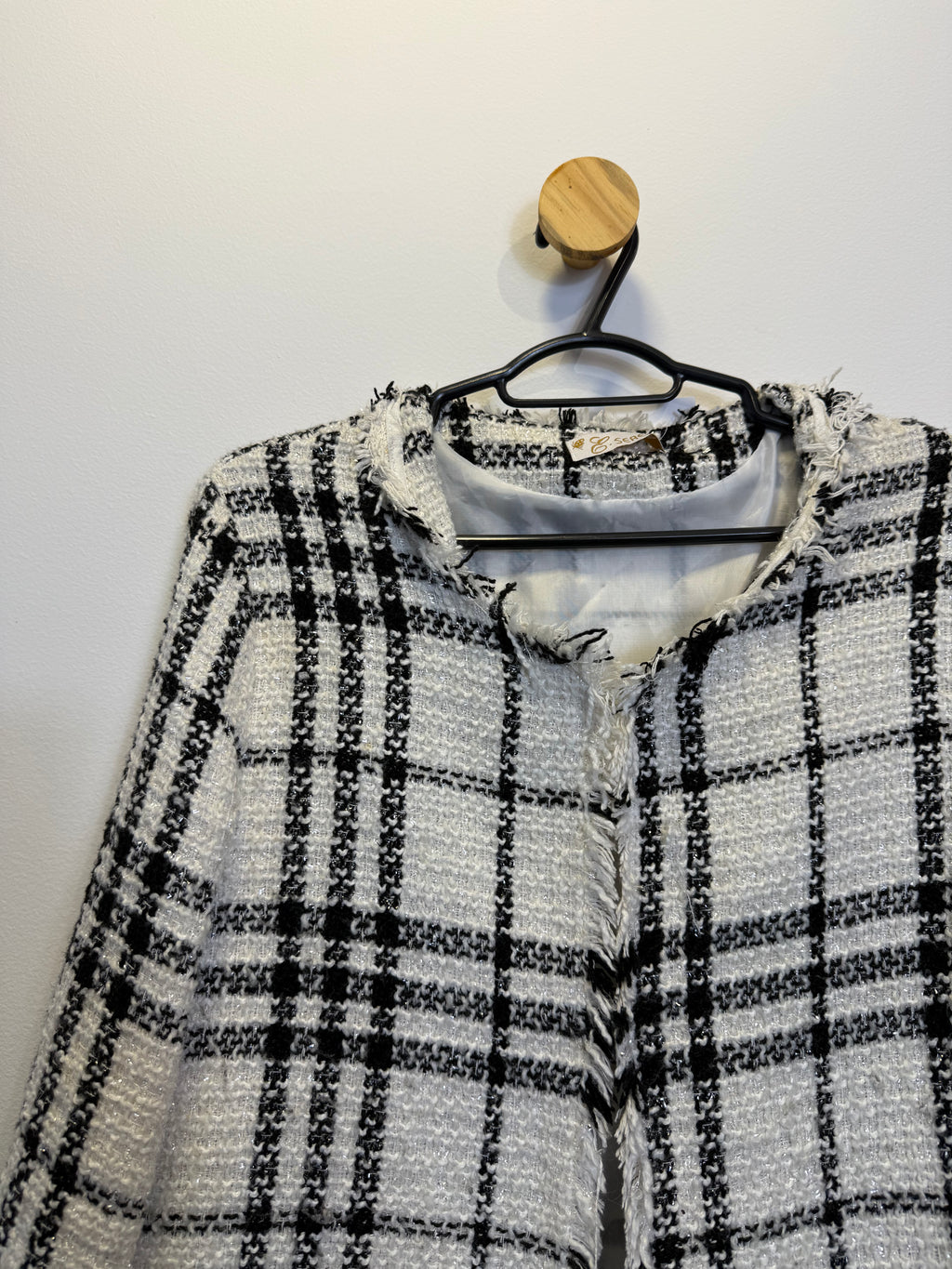 Casaco Tweed Xadrez